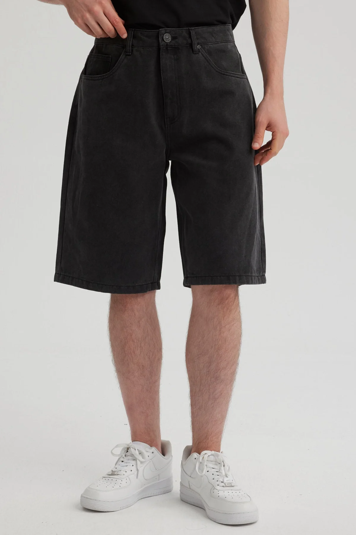 Bermuda Hombre Bolsillo Gris