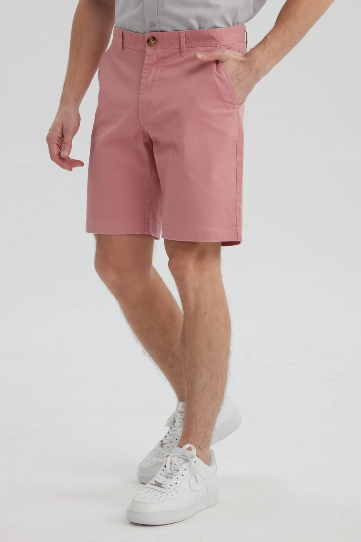 Bermuda Hombre Chino Básico Malva - Image 2
