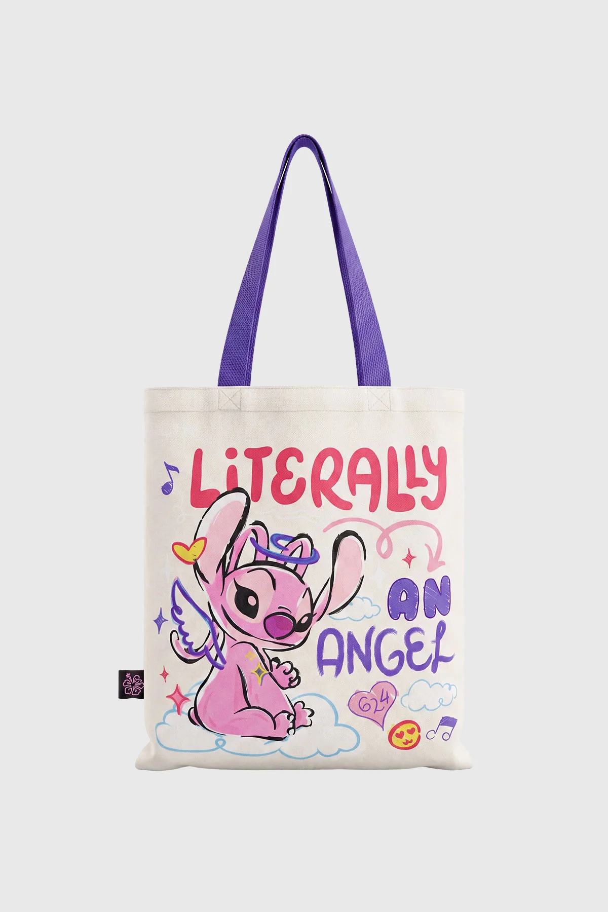 Bolsa Home Lilo Ans Stitch Morado