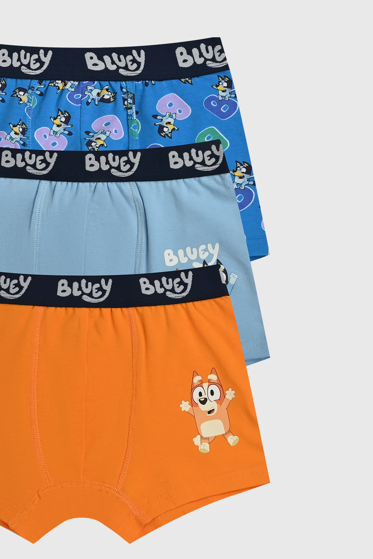 Boxer Niño Tripack Bluey Celeste