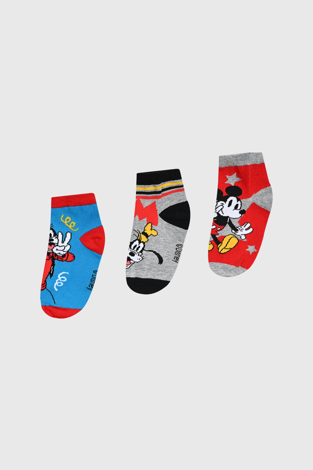 Calceta Deportiva Niño Tripack Rojo