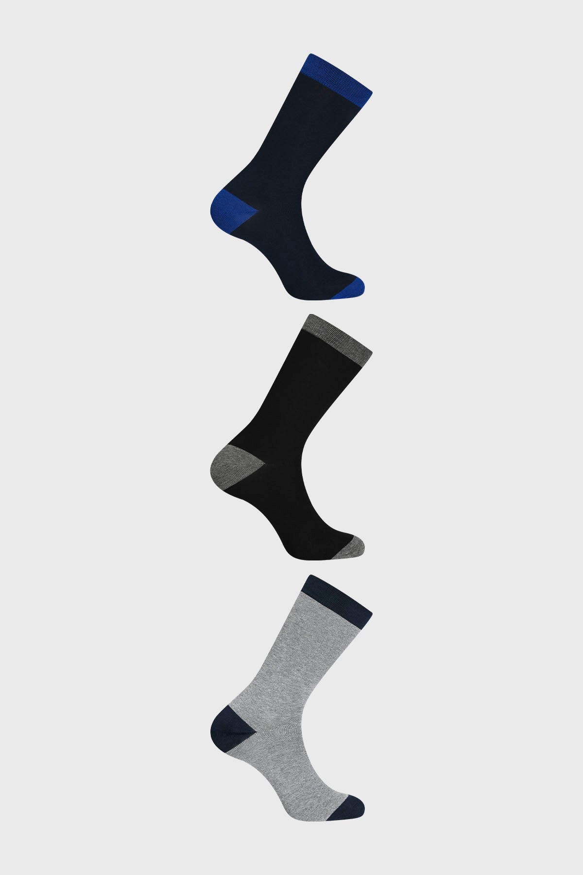 Calcetín Hombre Tripack Azul