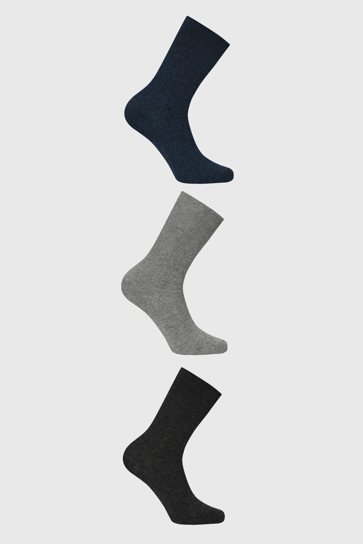 Calcetín Hombre Tripack Gris