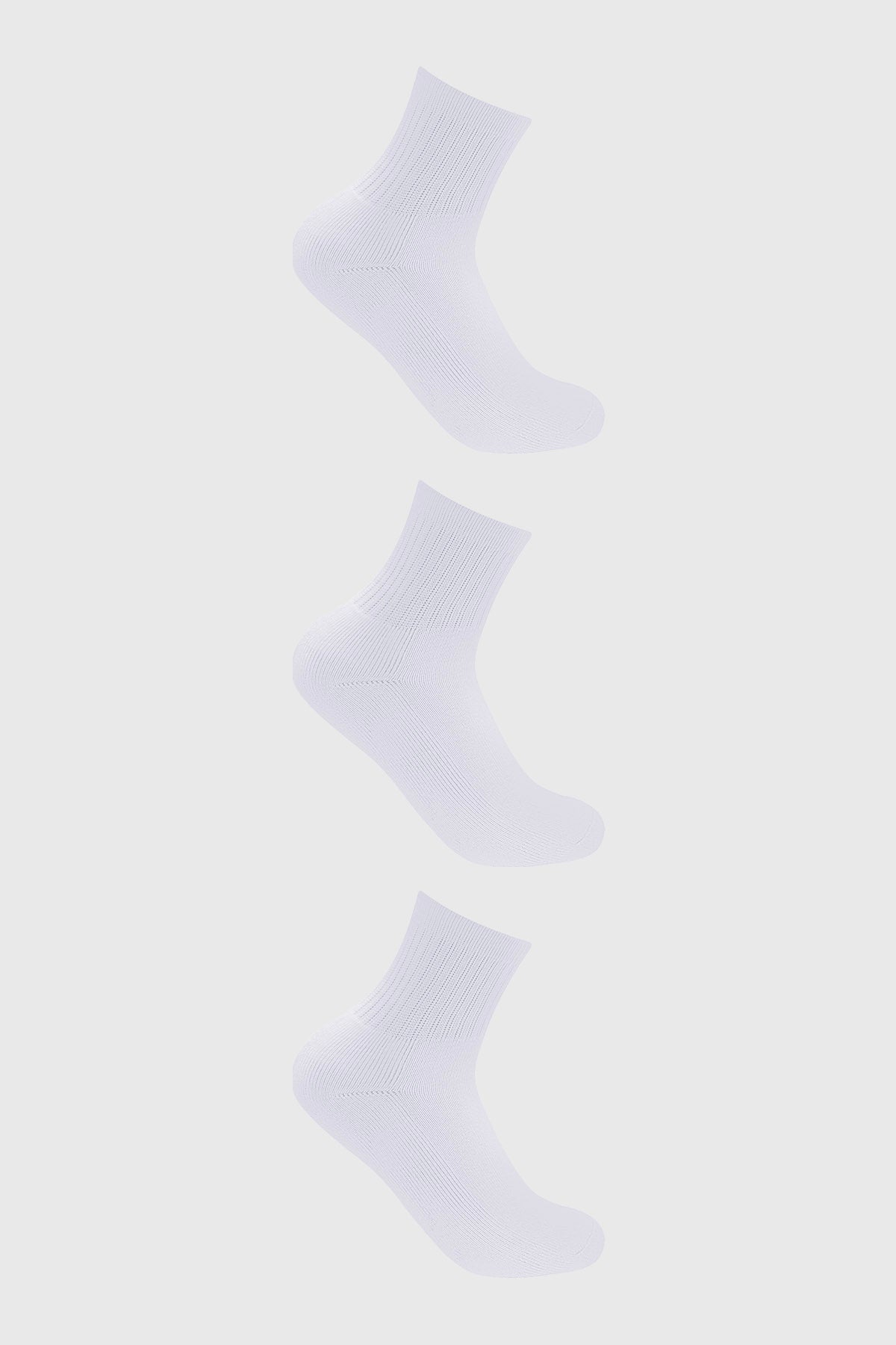 Calcetín Niño Tripack Unisex Blanco