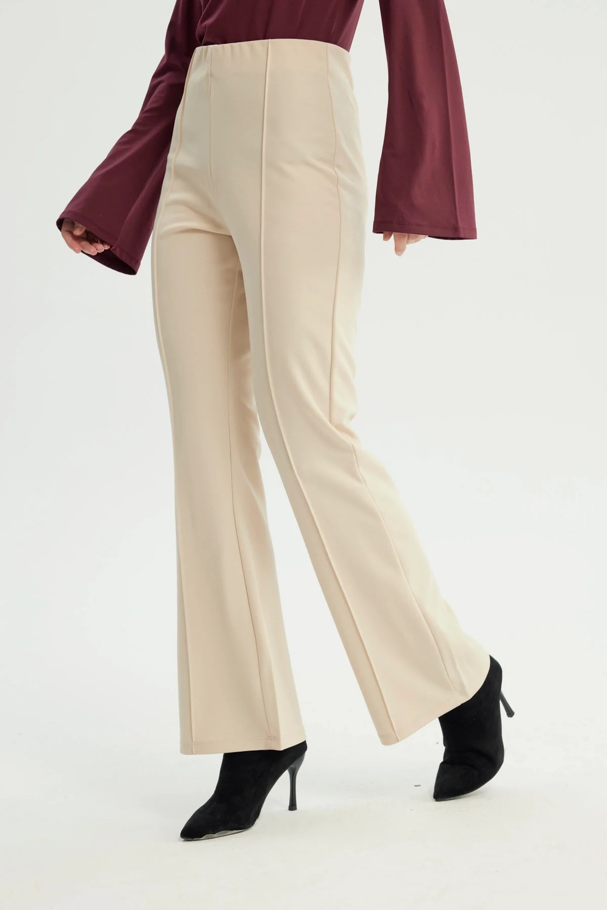 Calza Mujer Skinny Beige - Image 2