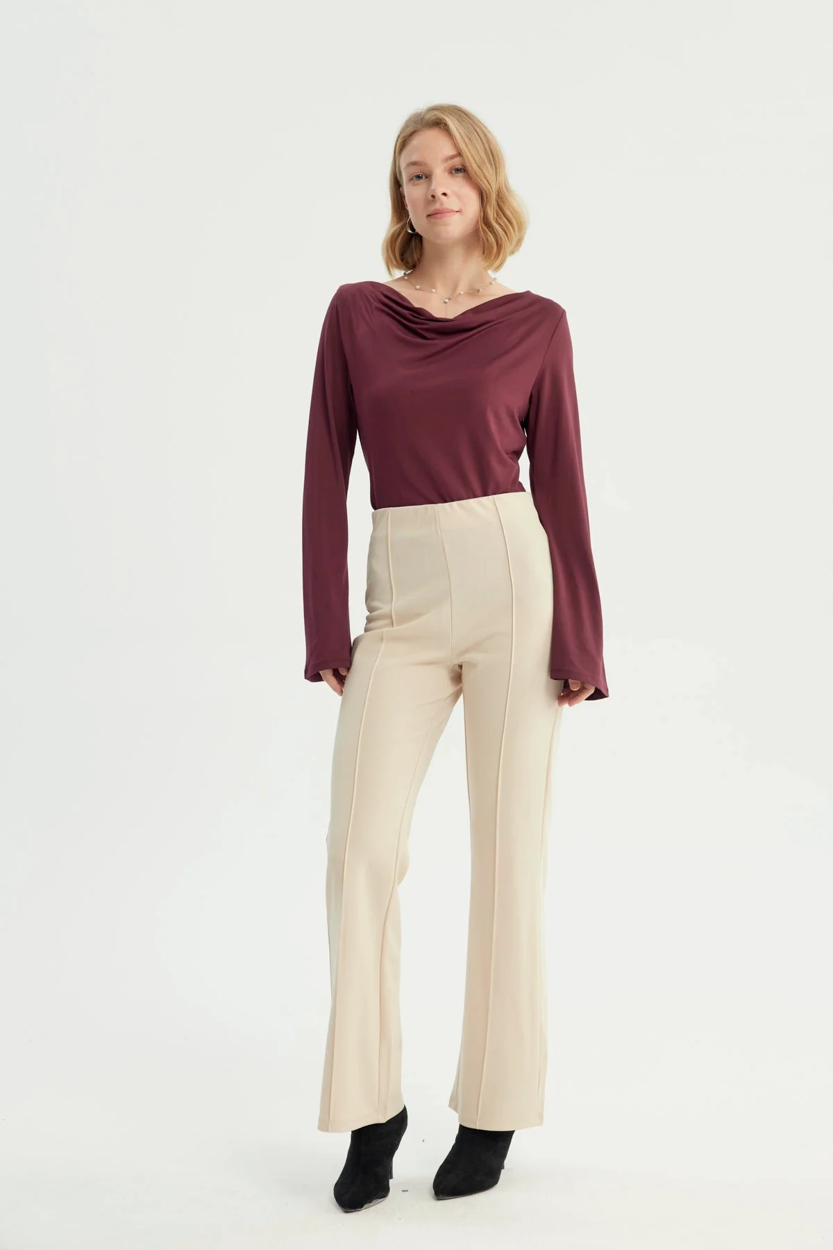 Calza Mujer Skinny Beige - Image 4