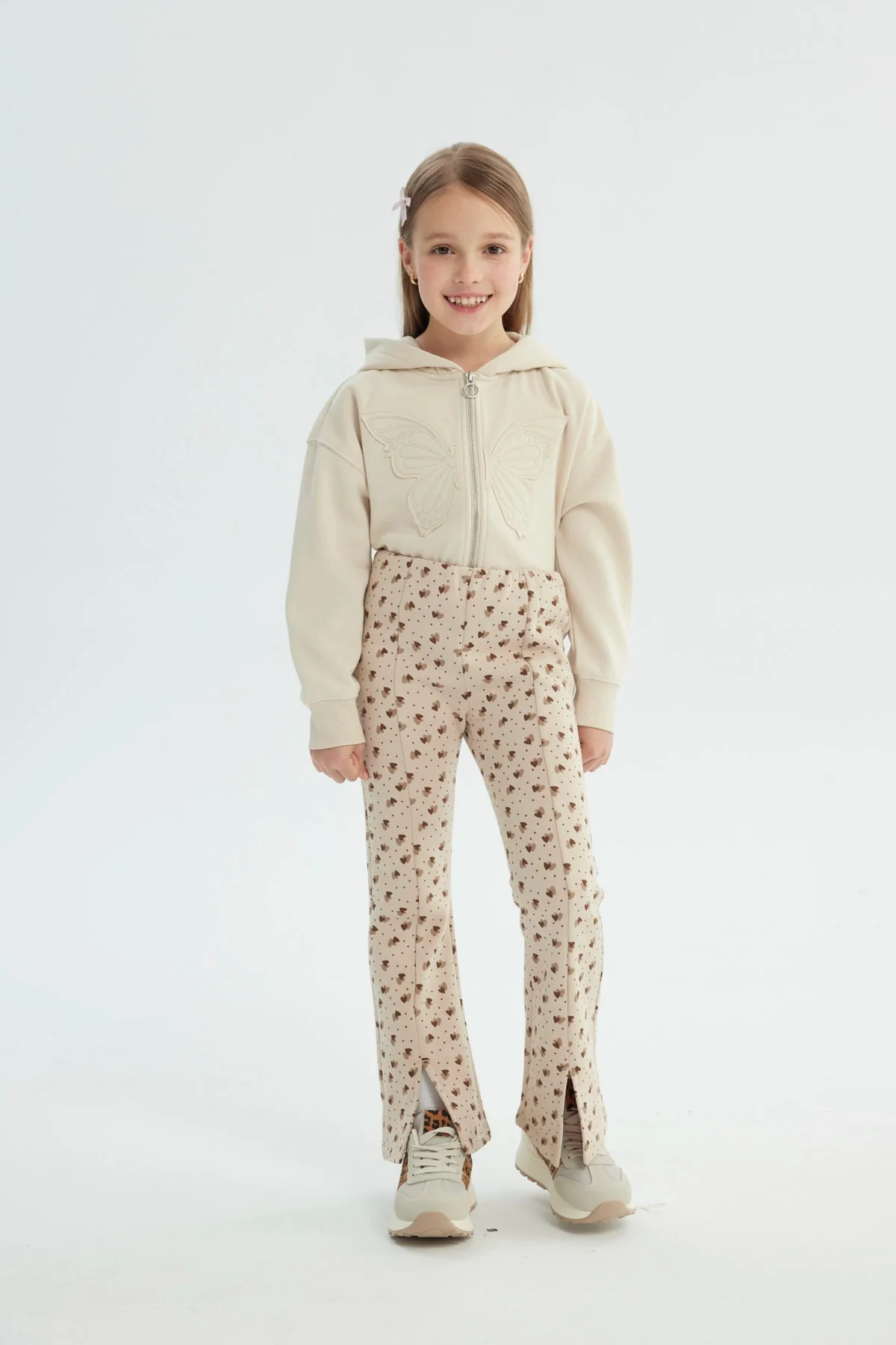 Calza Niña Leve Flare Beige - Image 4