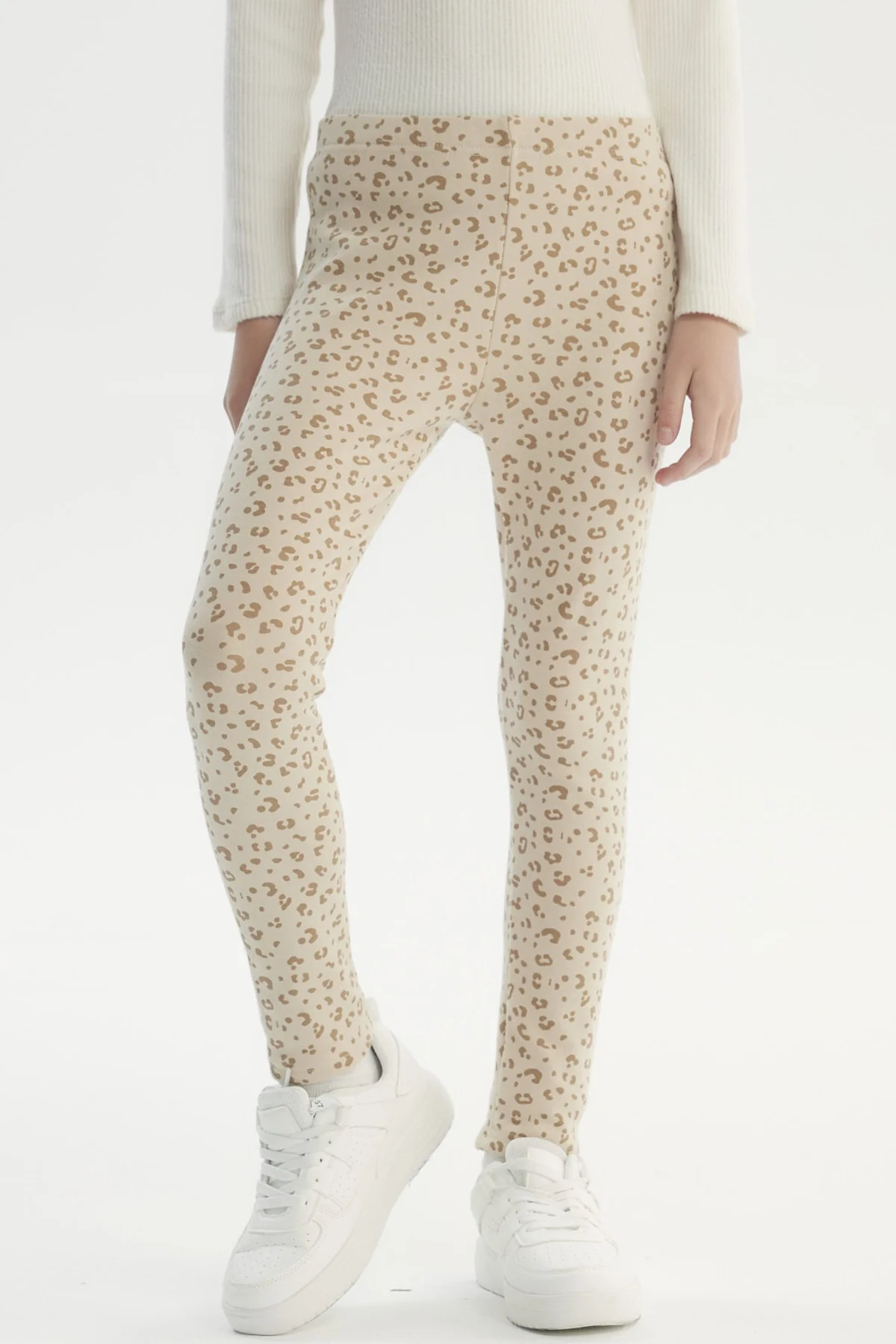 Calza Niña Slim Beige