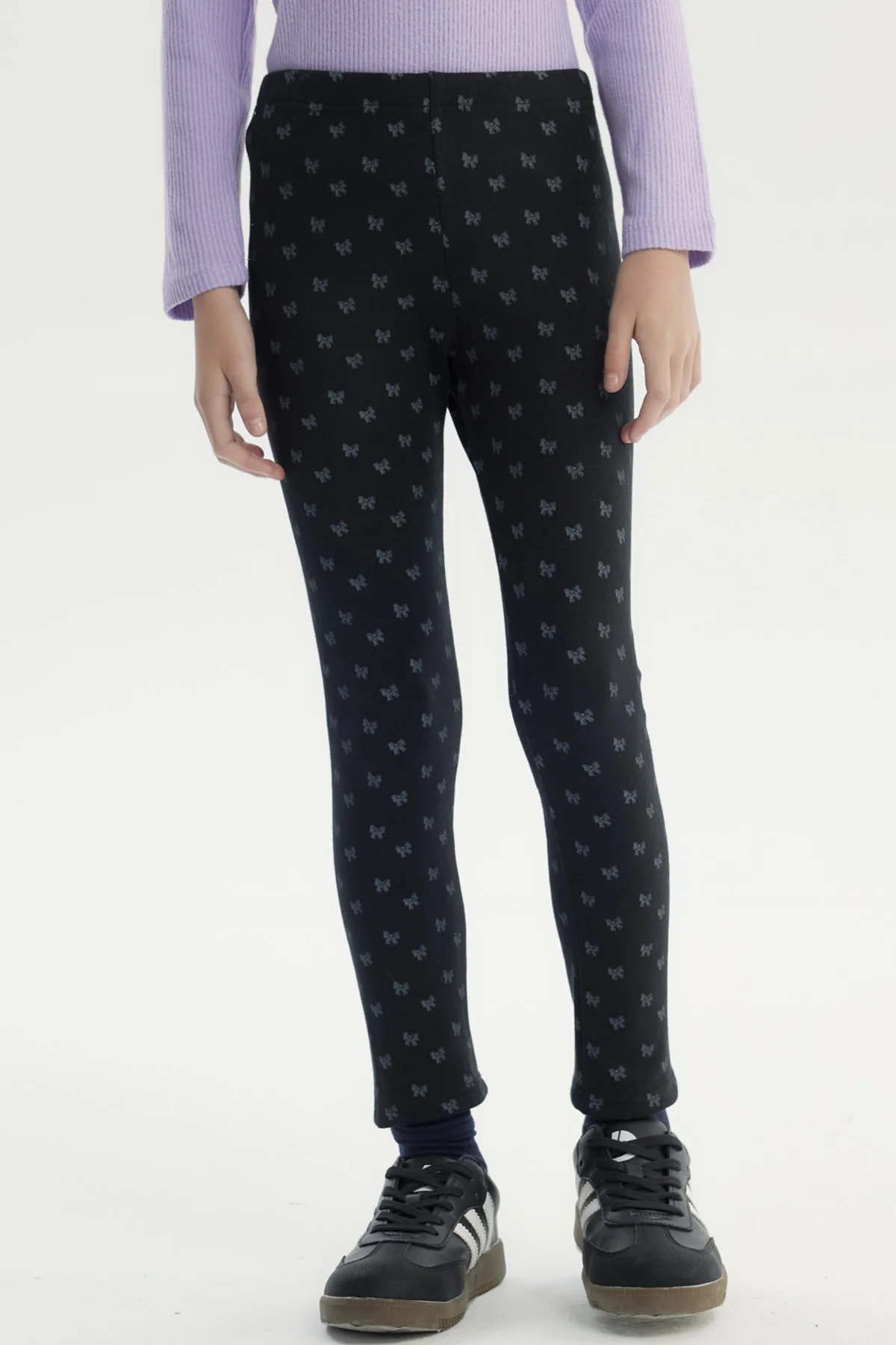 Calza Niña Slim Negro