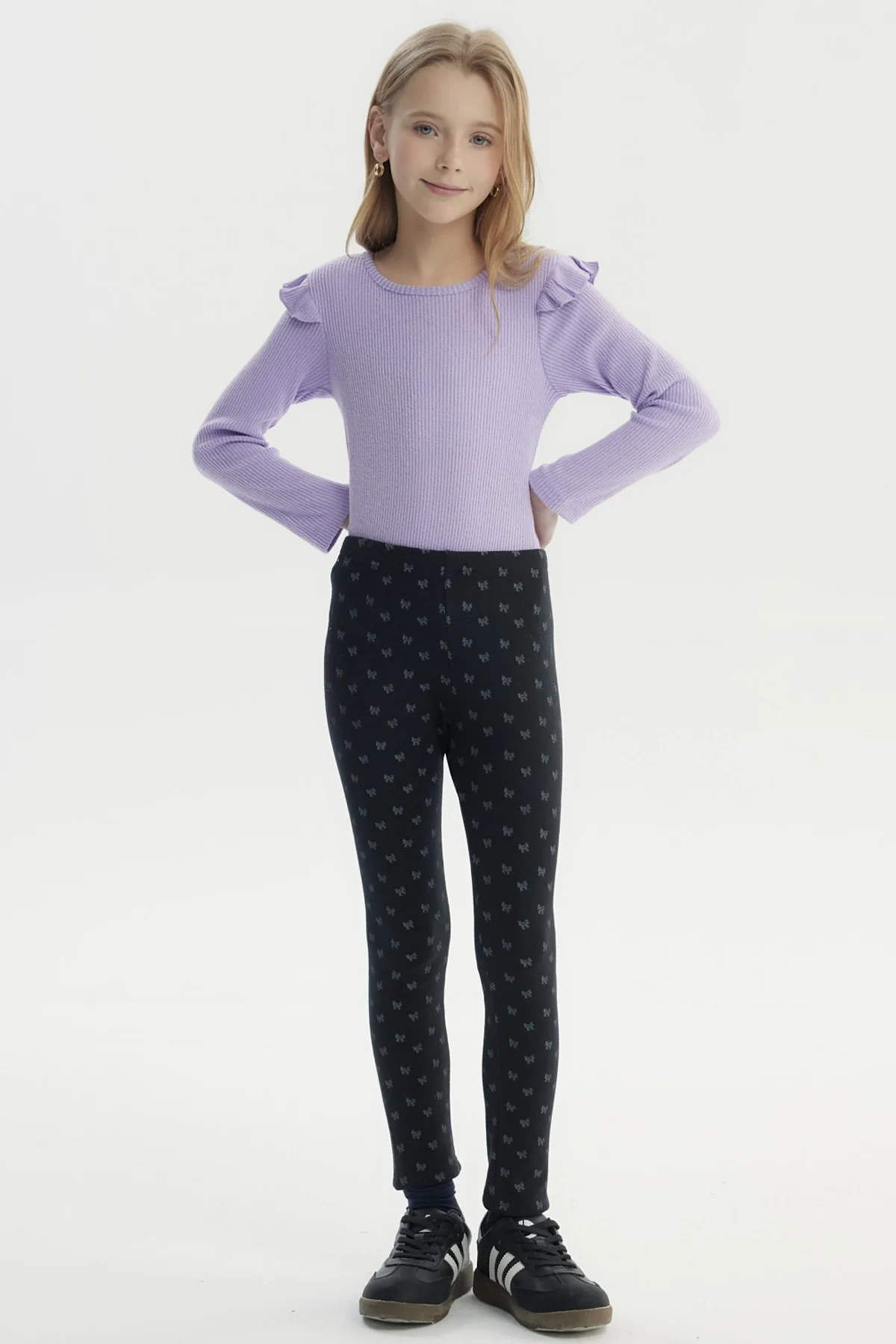Calza Niña Slim Negro - Image 4