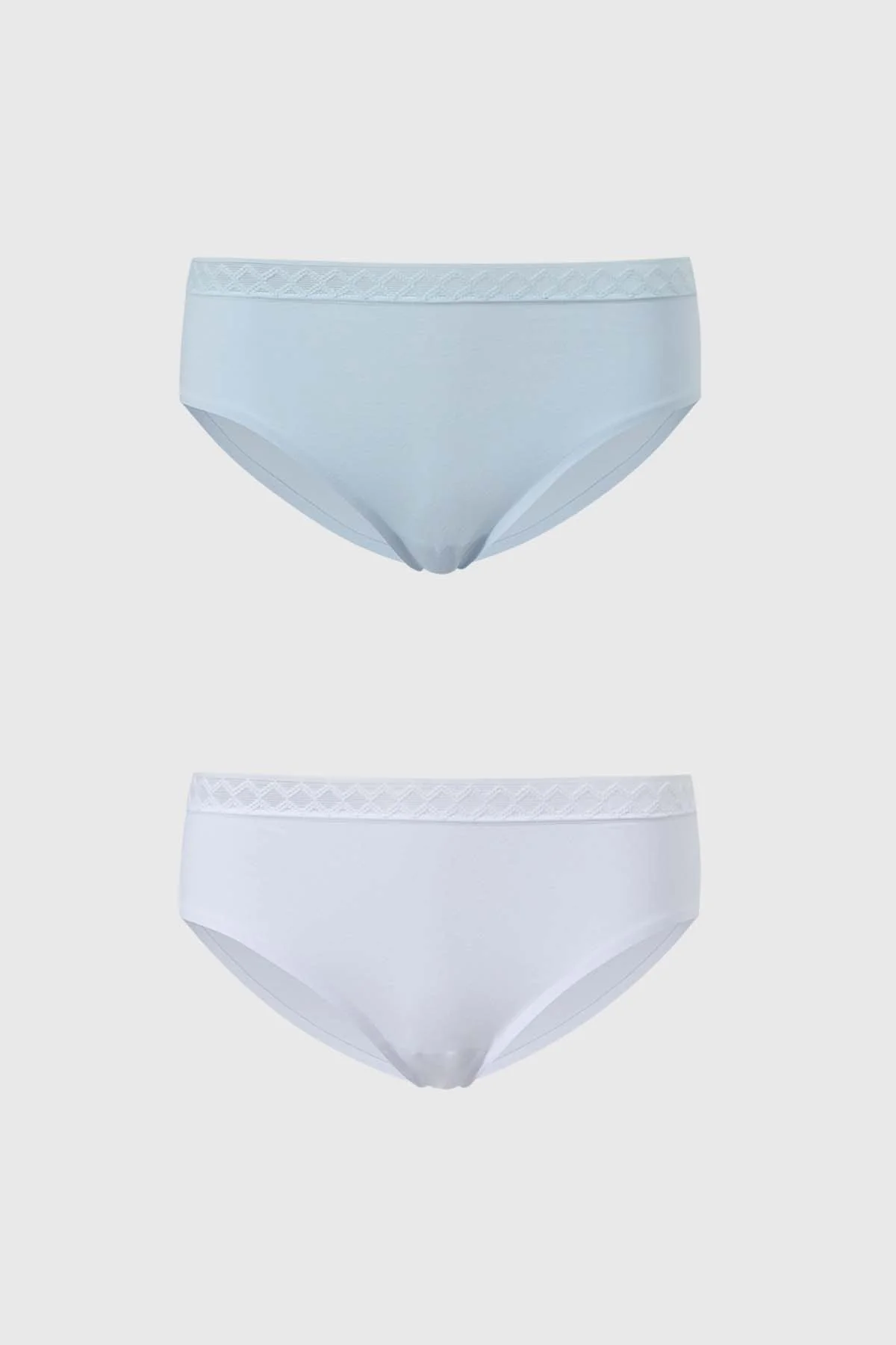 Calzón Mujer Bikini Invisible Azul Claro