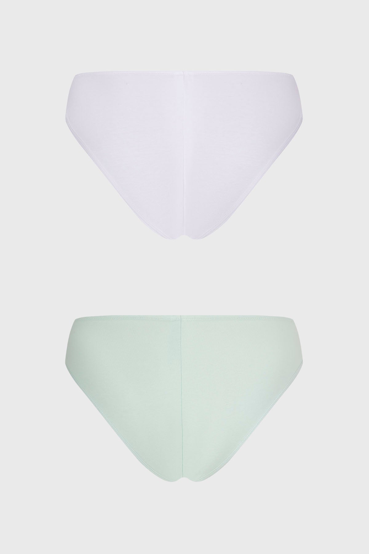 Calzón Mujer Bipack Bikini Detalle Mesh Menta - Image 2
