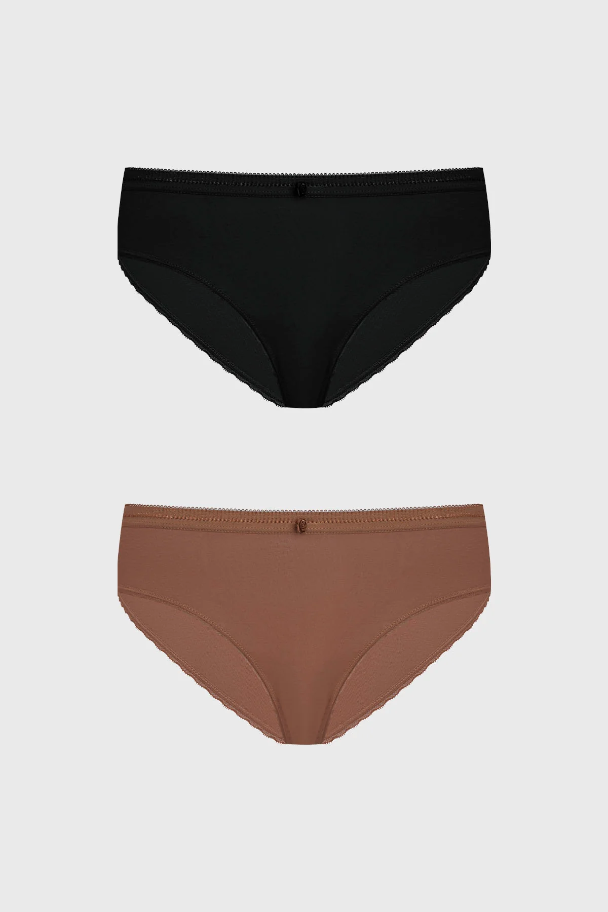 Calzón Mujer Bipack Pantaleta Café Claro