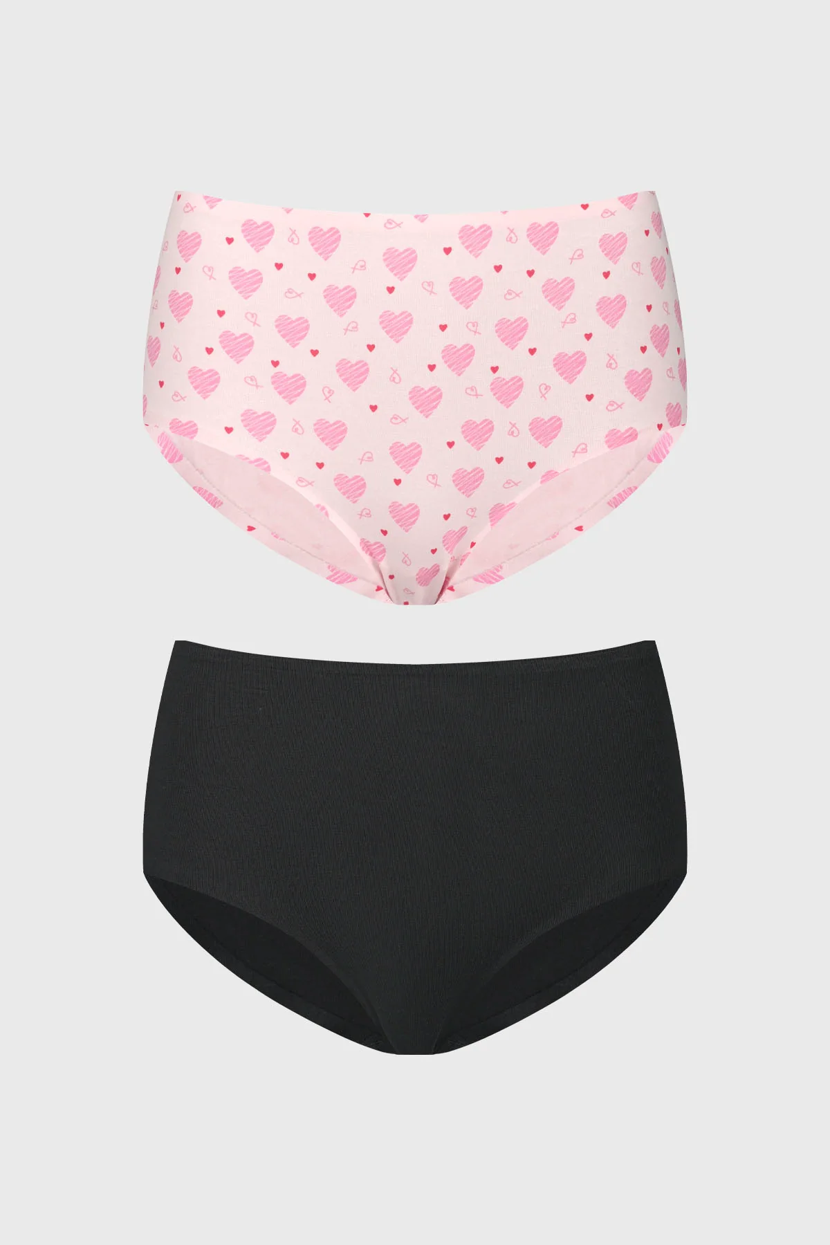 Calzón Mujer Bipack Pantaleta Tiro Alto Palo Rosa