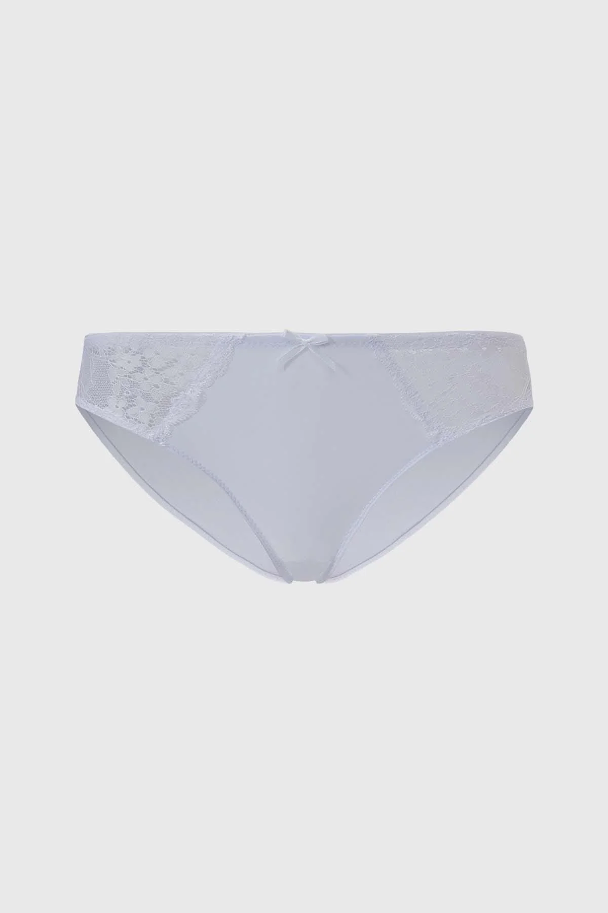 Calzón Mujer Detalle Encaje Blanco