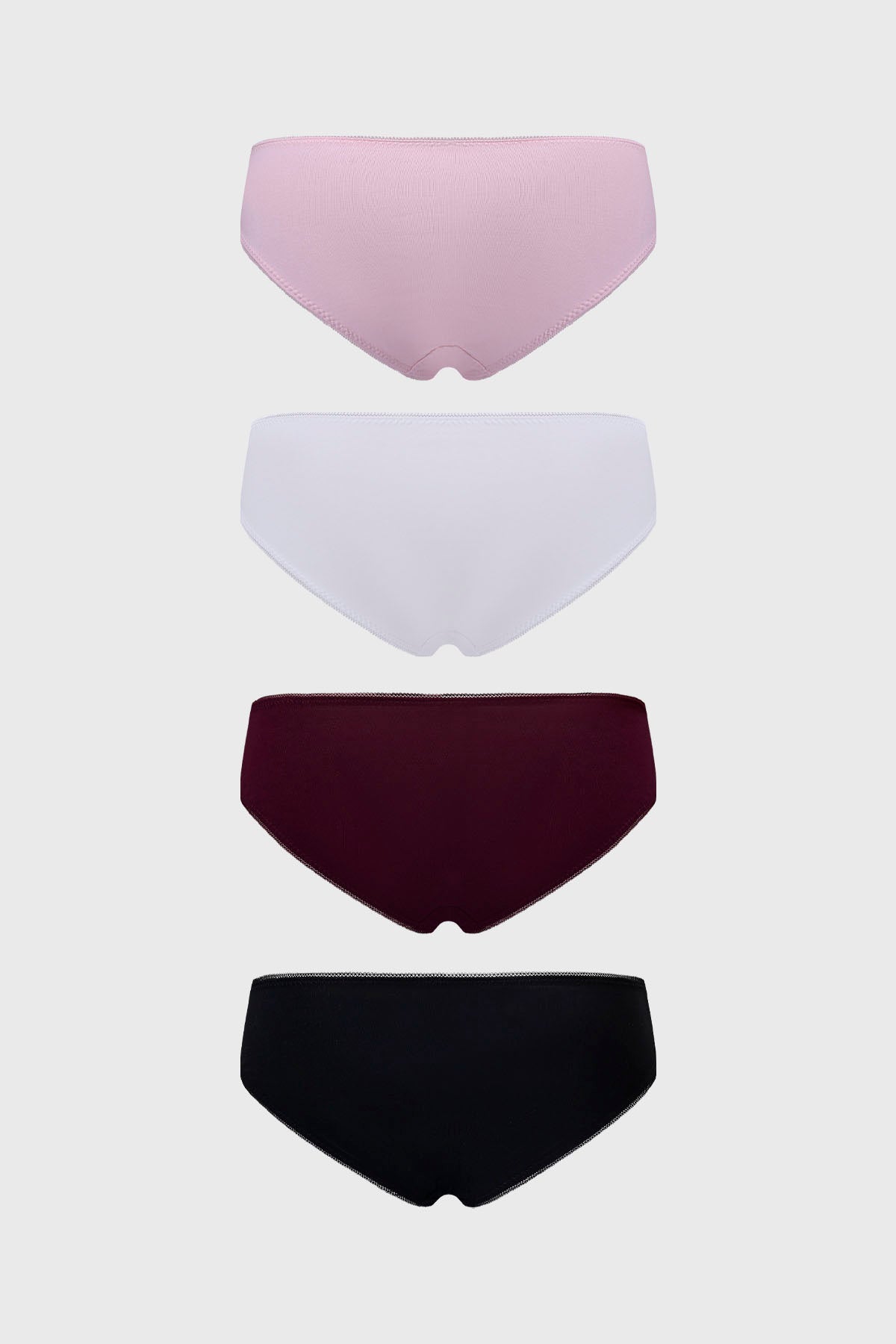 Calzón Mujer Pack4 Bikini Liso Palo Rosa - Image 2