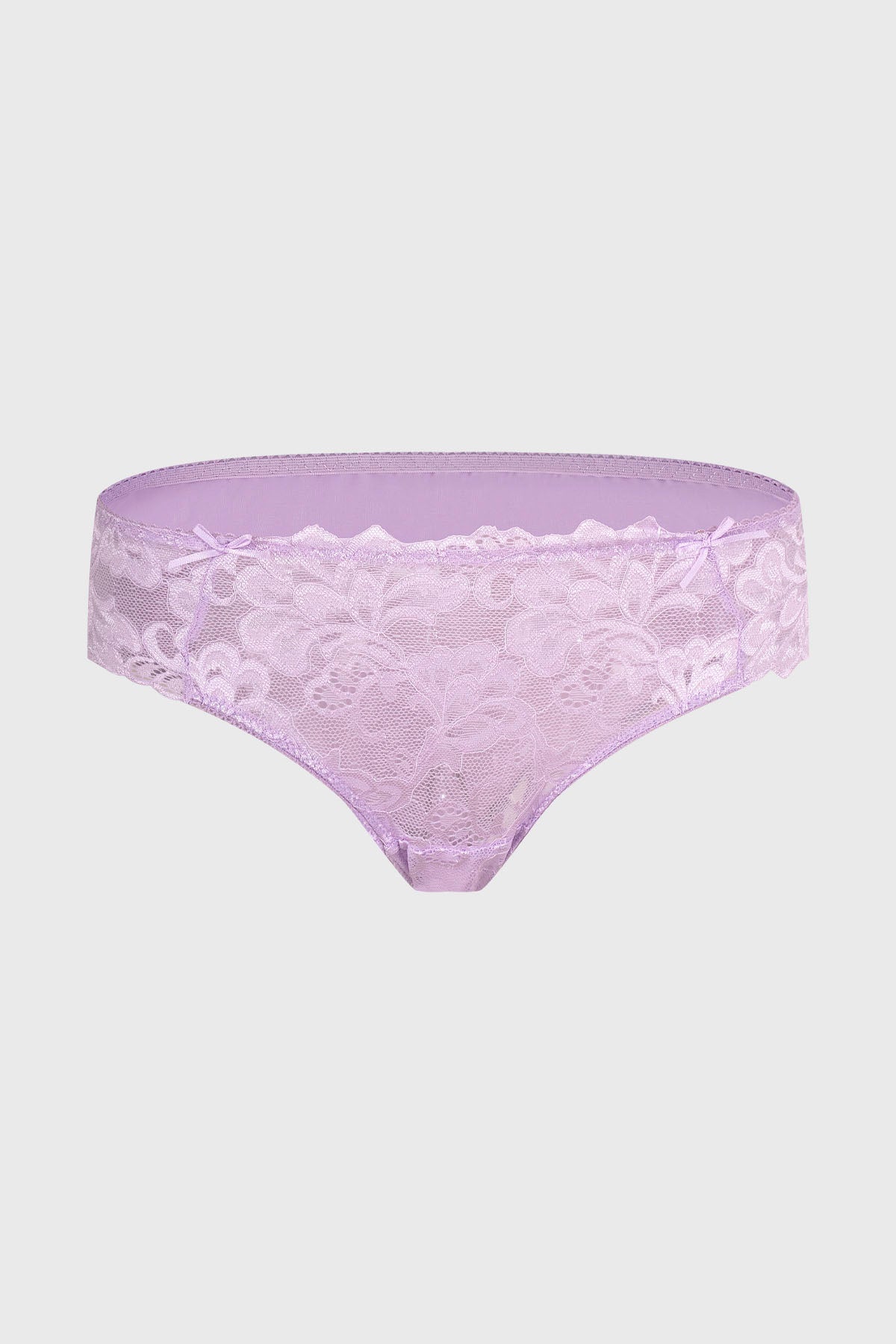 Calzón Mujer Pantaleta Encaje Detalle Delantero Lila