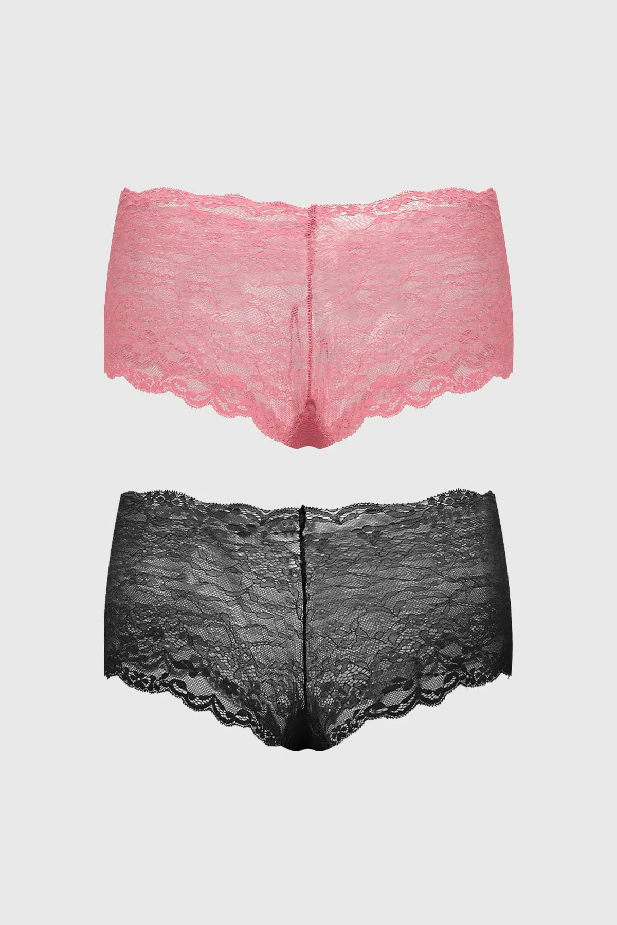 Calzón Mujer Pantaleta Full Encaje Rosado