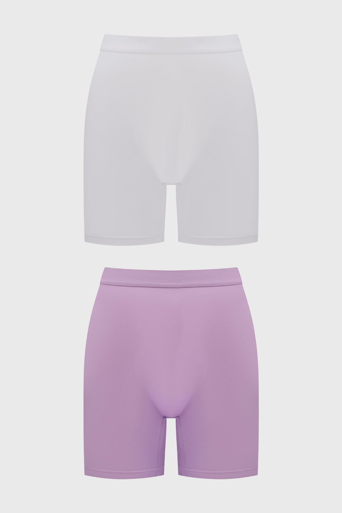 Calzón Mujer Short Pierna Larga Lila