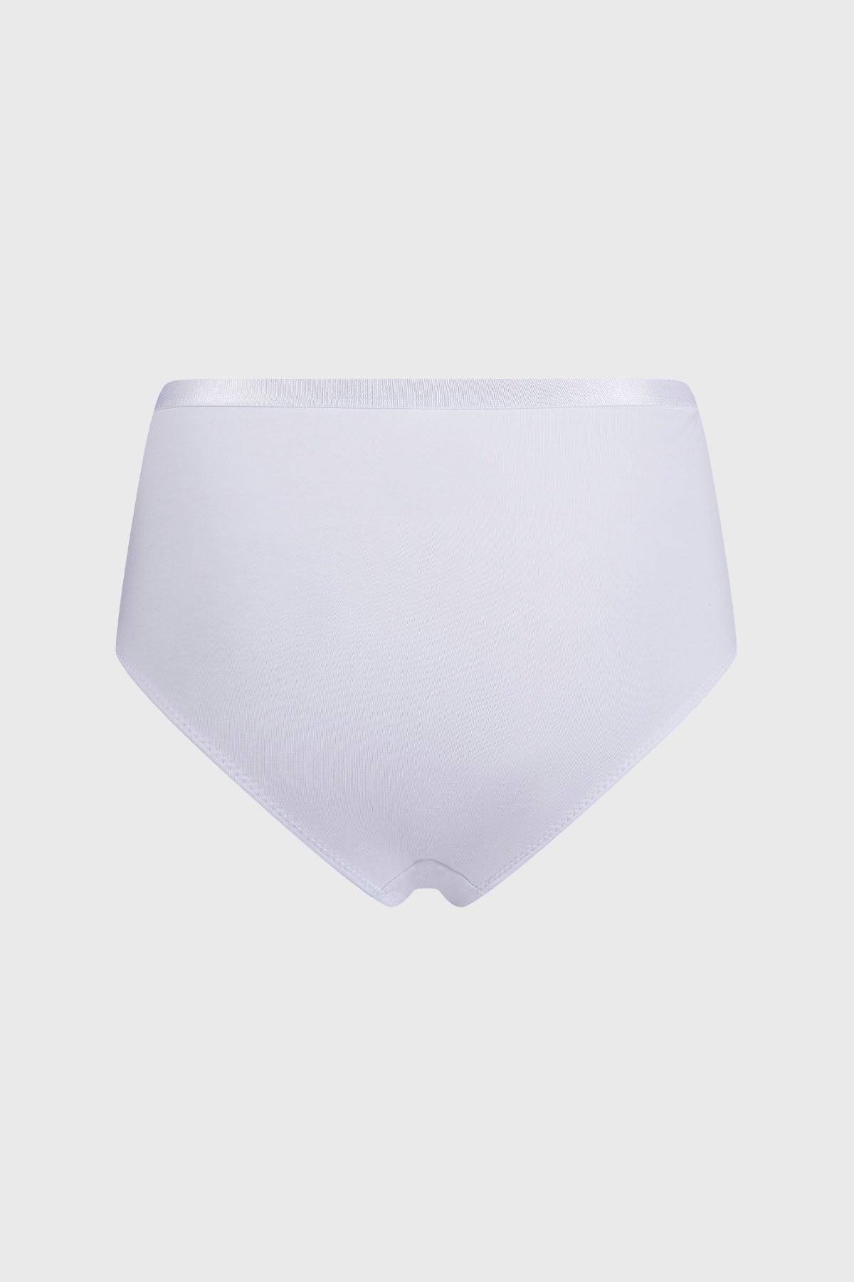 Calzón Mujer Tiro Alto Algodón Jersey Blanco - Image 2