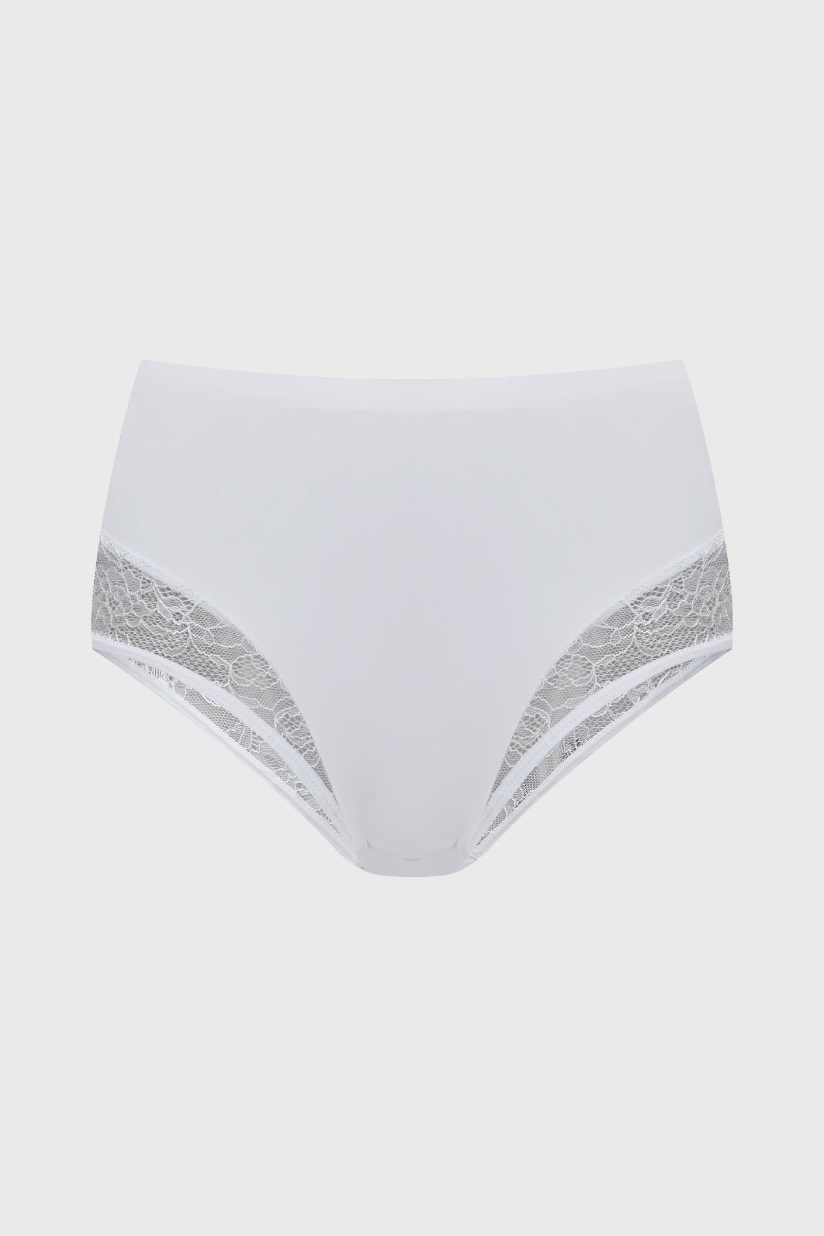 Calzón Mujer Tiro Alto Control Abdominal Blanco