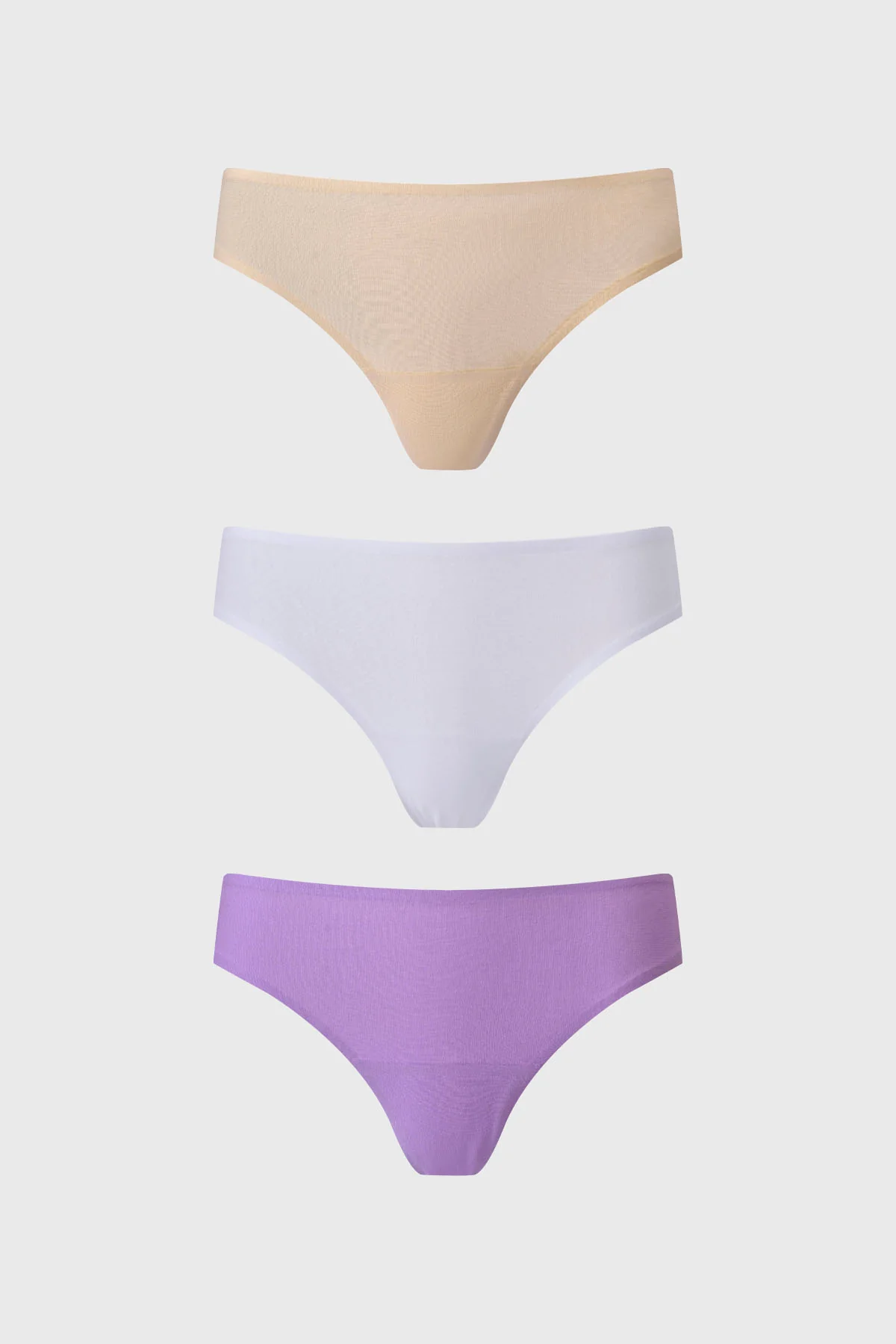 Calzón Mujer Tripack Colaless Lila
