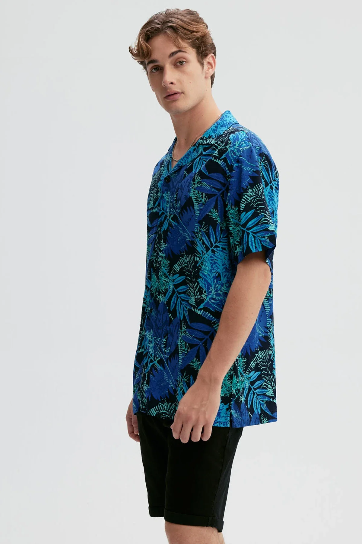 Camisa Hombre Guayabera Full Rapport Azul - Image 2