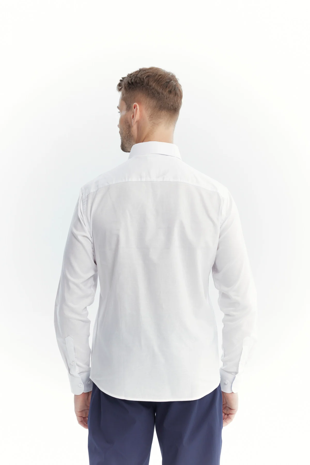 Camisa Hombre Regular Blanco - Image 3