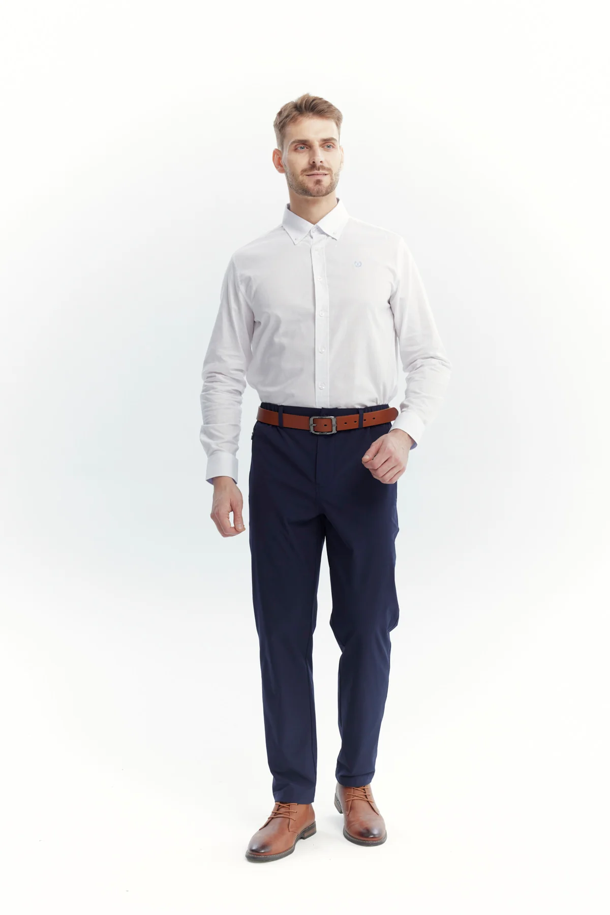 Camisa Hombre Regular Blanco - Image 4