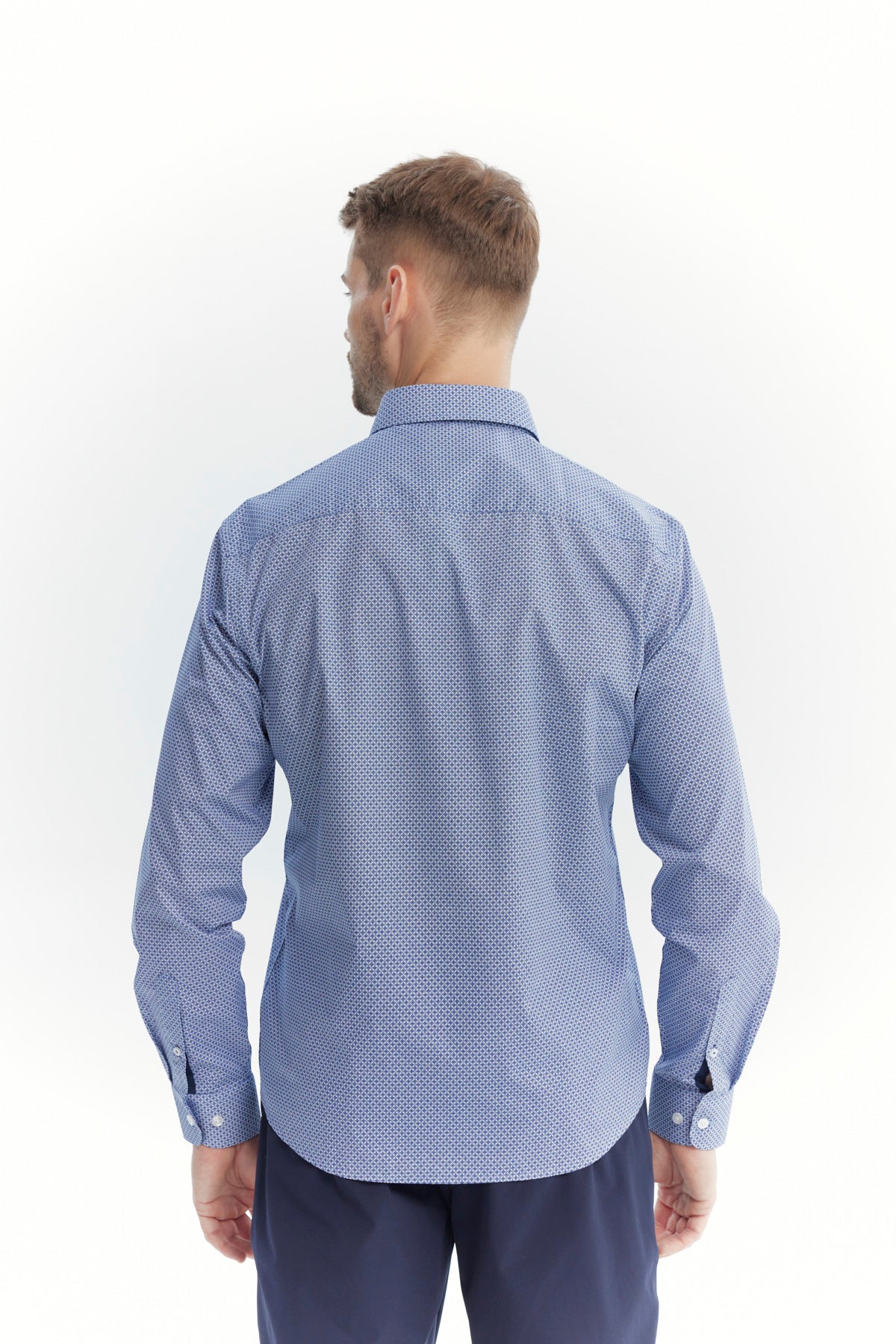 Camisa Hombre Regular Blanco - Image 3