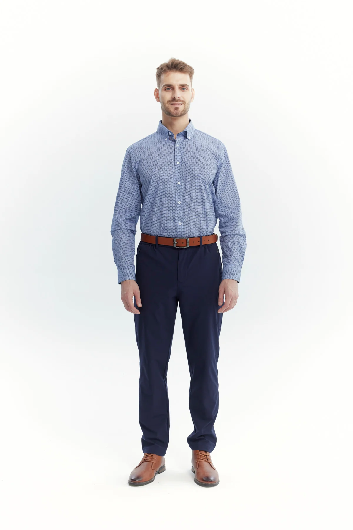 Camisa Hombre Regular Blanco - Image 4