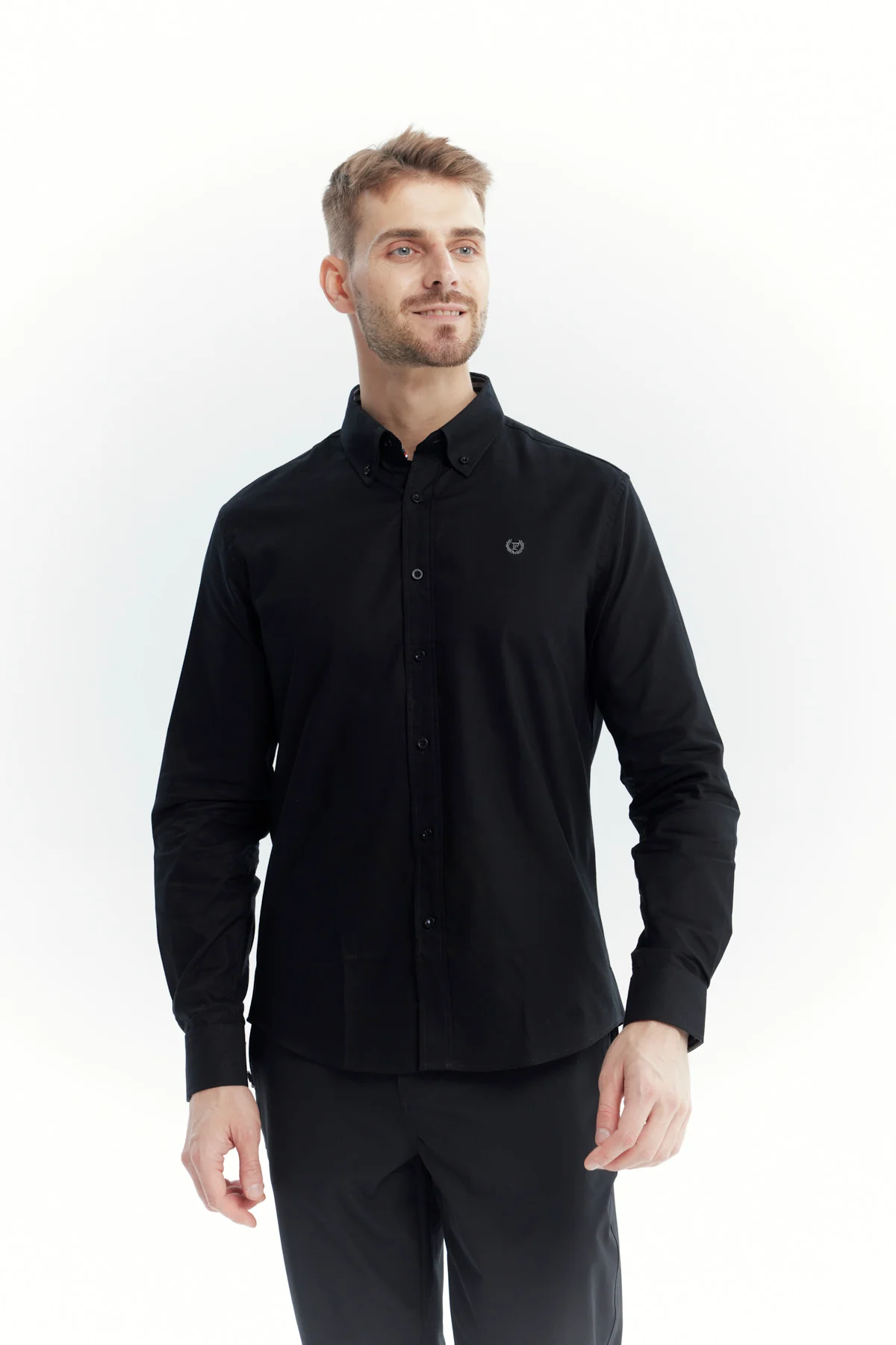 Camisa Hombre Regular Negro