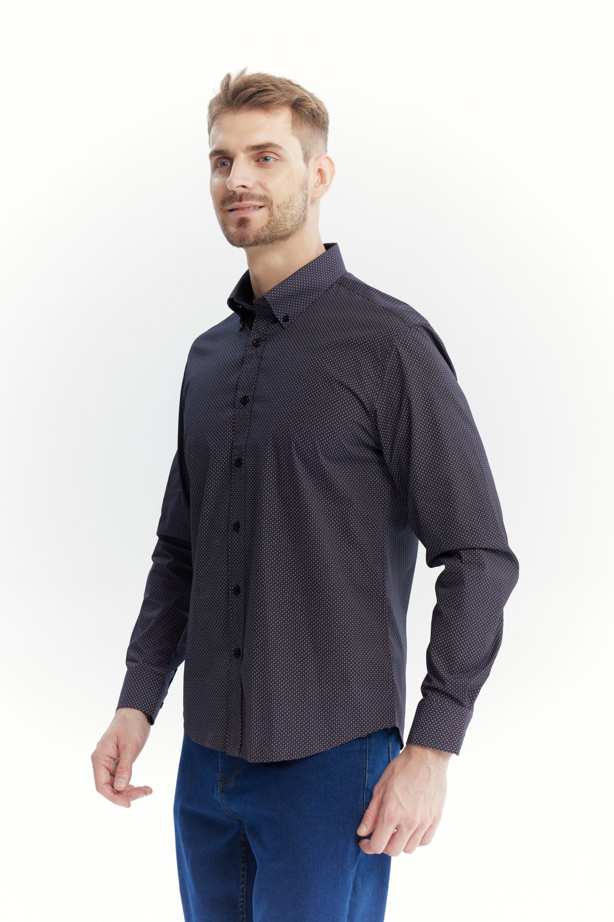 Camisa Hombre Regular Negro - Image 2