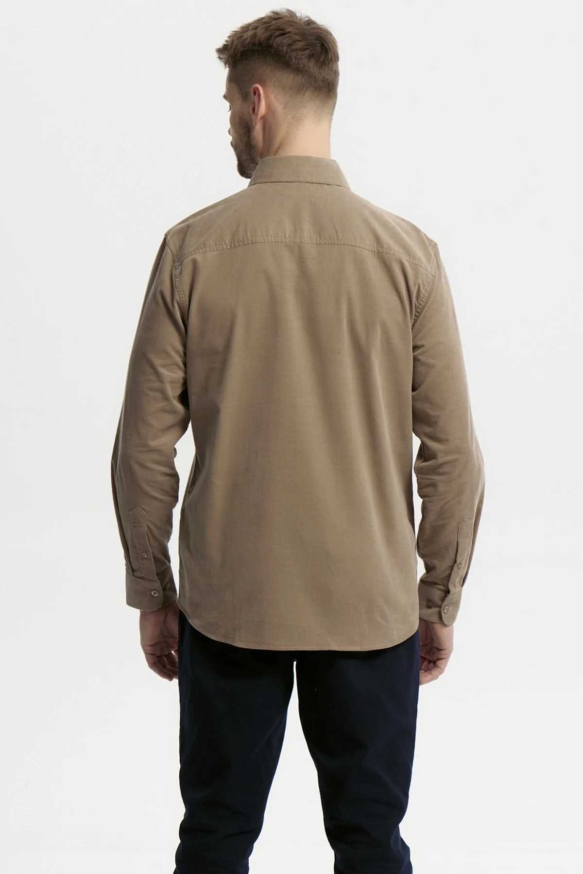 Camisa Hombre Slim Kaki - Image 3