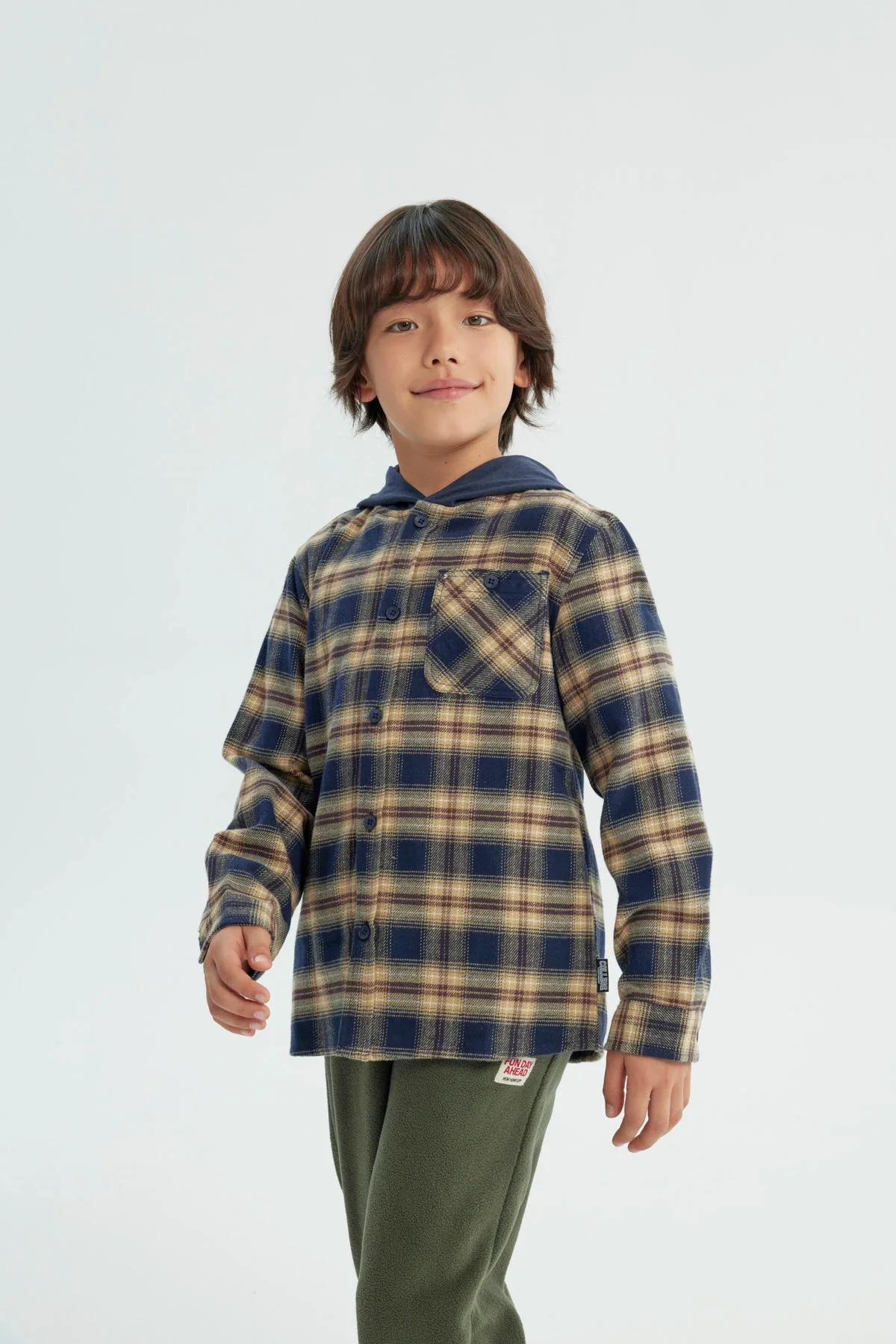 Camisa Niño Regular Azul Oscuro - Image 2