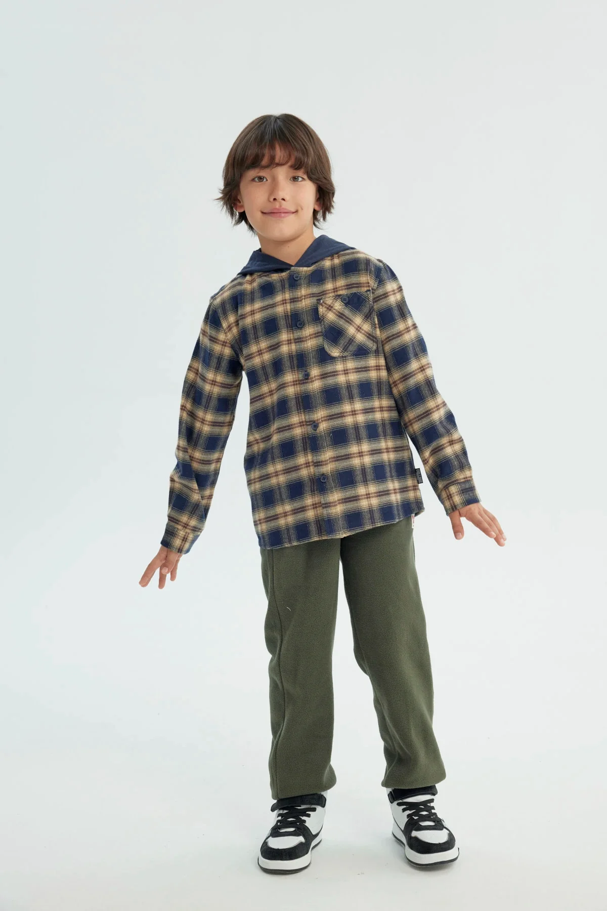 Camisa Niño Regular Azul Oscuro - Image 4