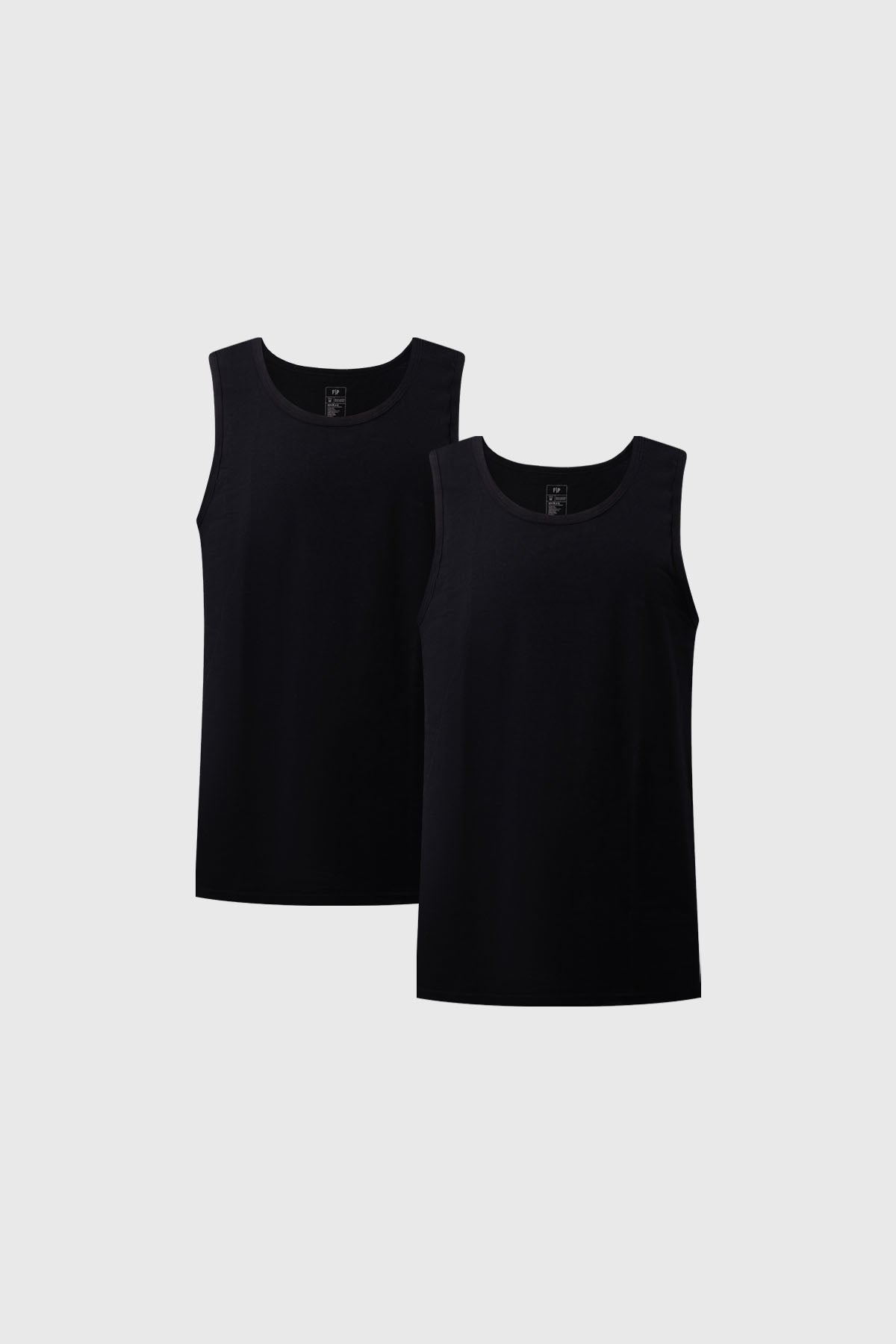 Camiseta Hombre Pack 2 Negro - Image 2