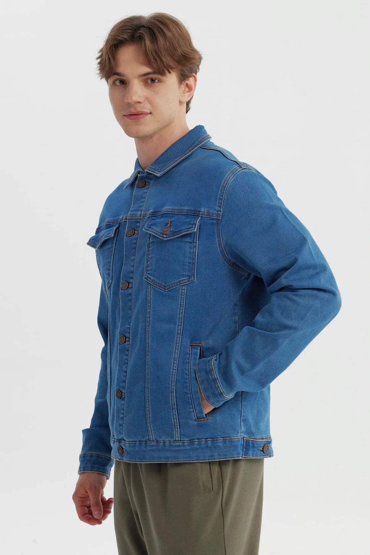 Chaqueta Hombre Clásica Azul - Image 2