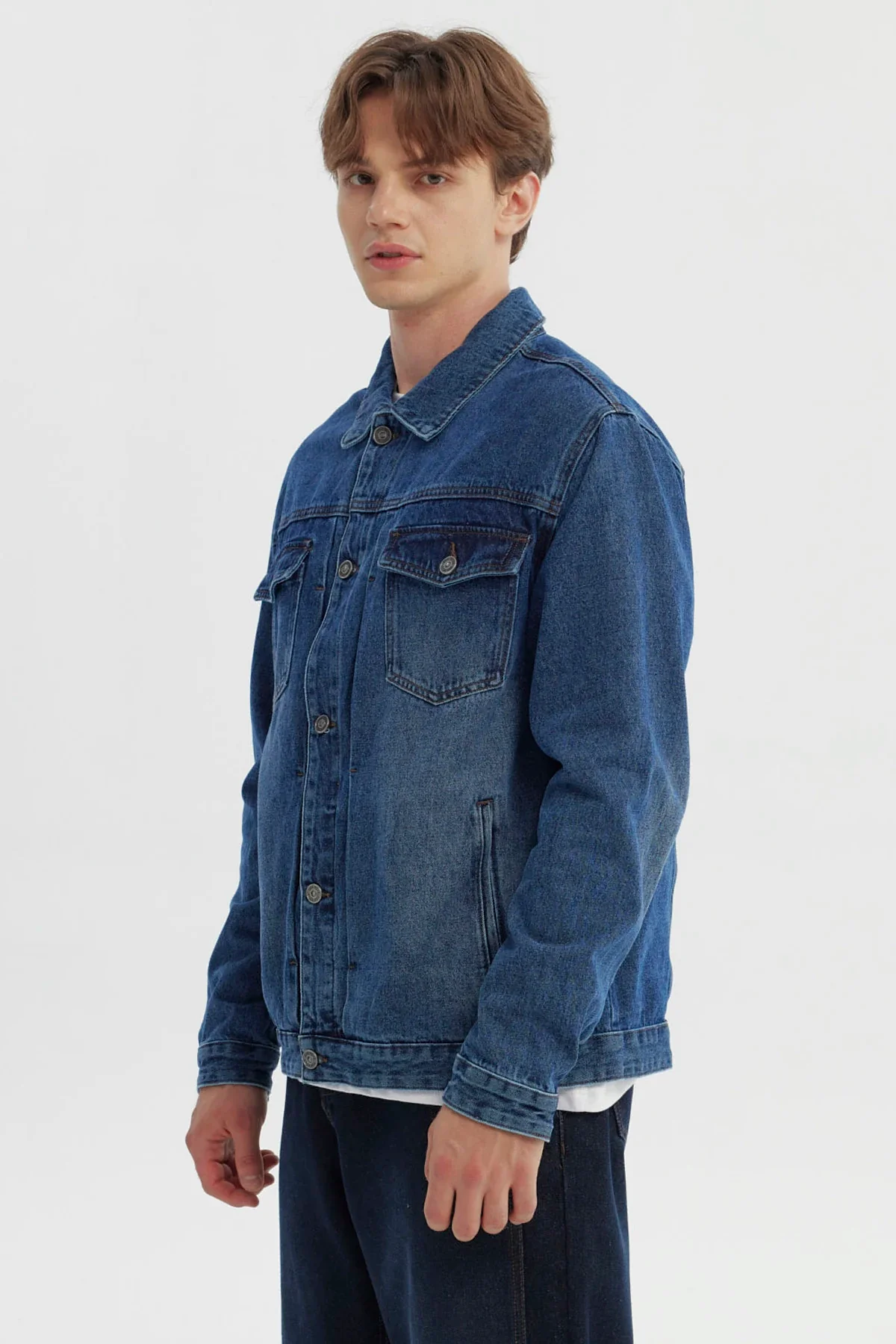Chaqueta Hombre Clásica Azul - Image 2