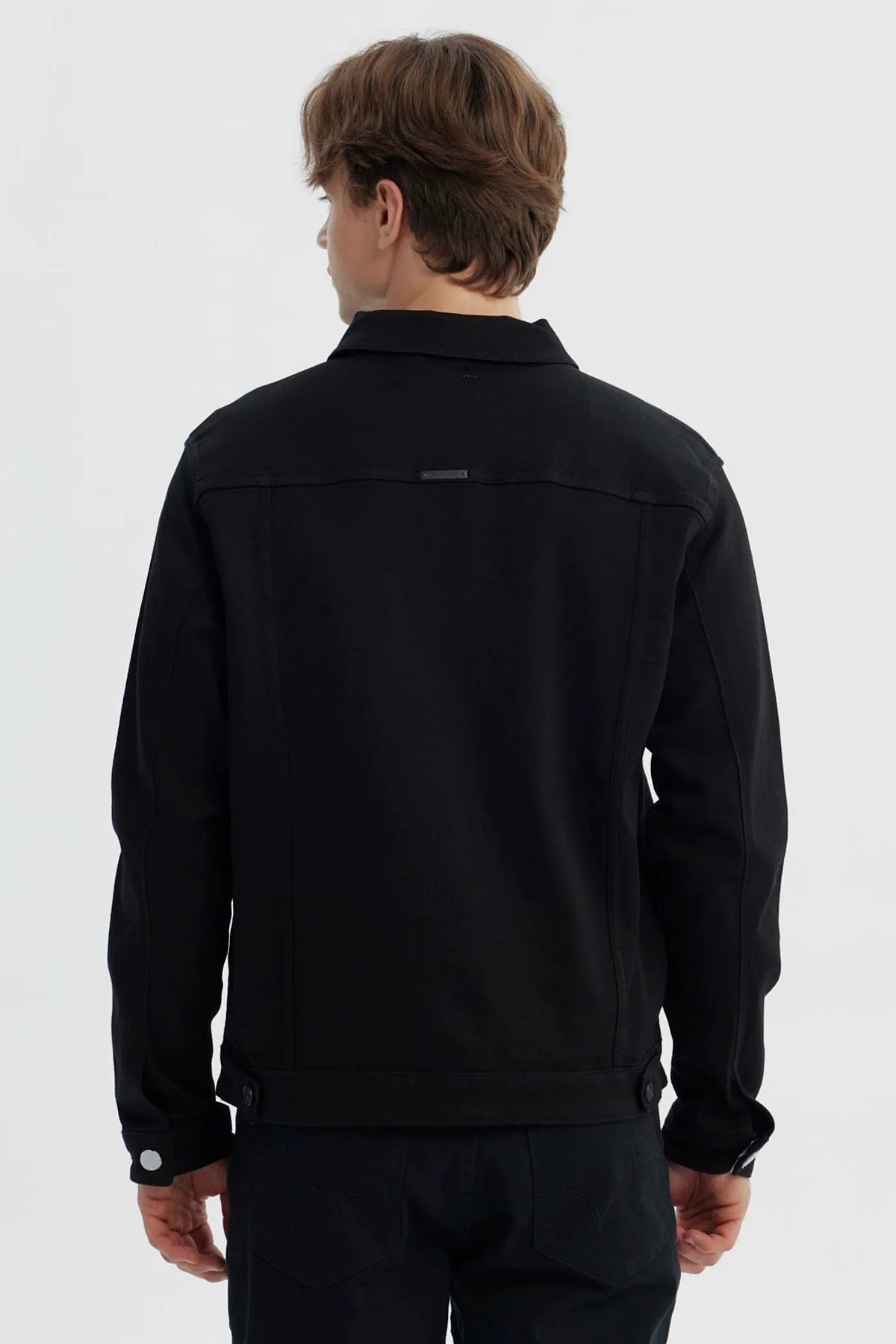 Chaqueta Hombre Clásica Negro - Image 3