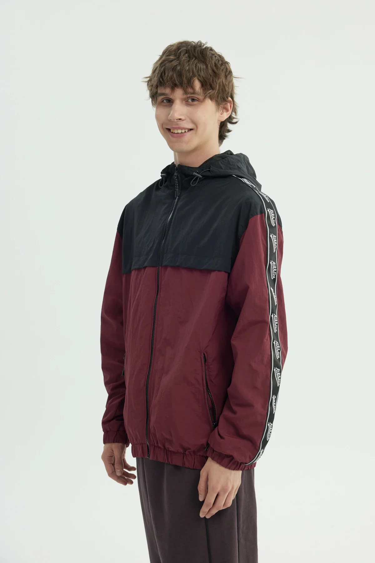 Chaqueta Hombre Oversize Burdeo - Image 2