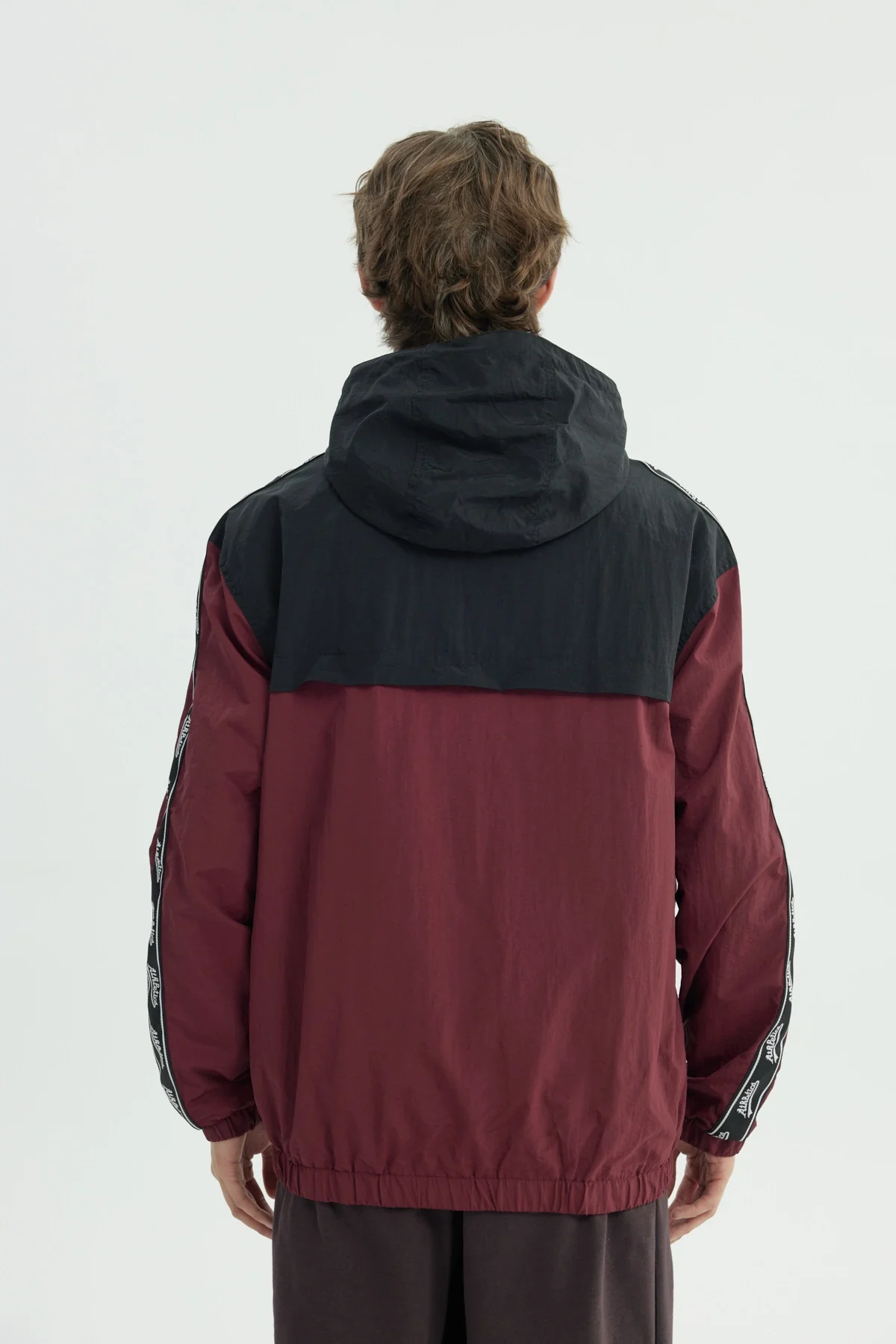 Chaqueta Hombre Oversize Burdeo - Image 3