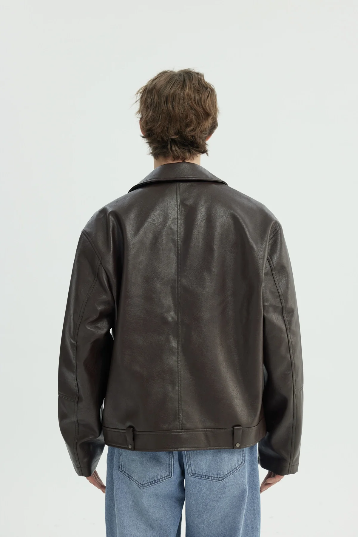 Chaqueta Hombre Oversize Chocolate - Image 3