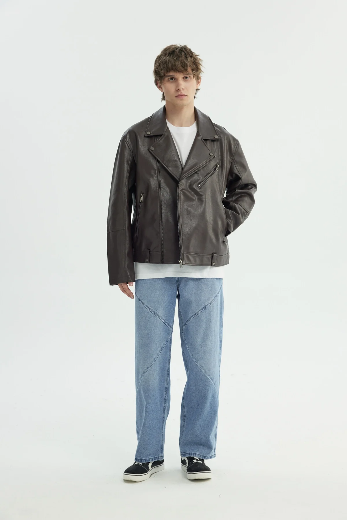 Chaqueta Hombre Oversize Chocolate - Image 4
