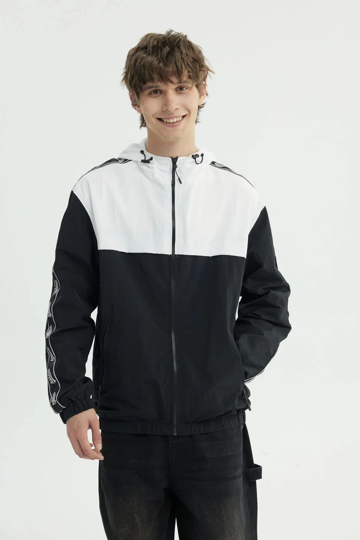 Chaqueta Hombre Oversize Negro
