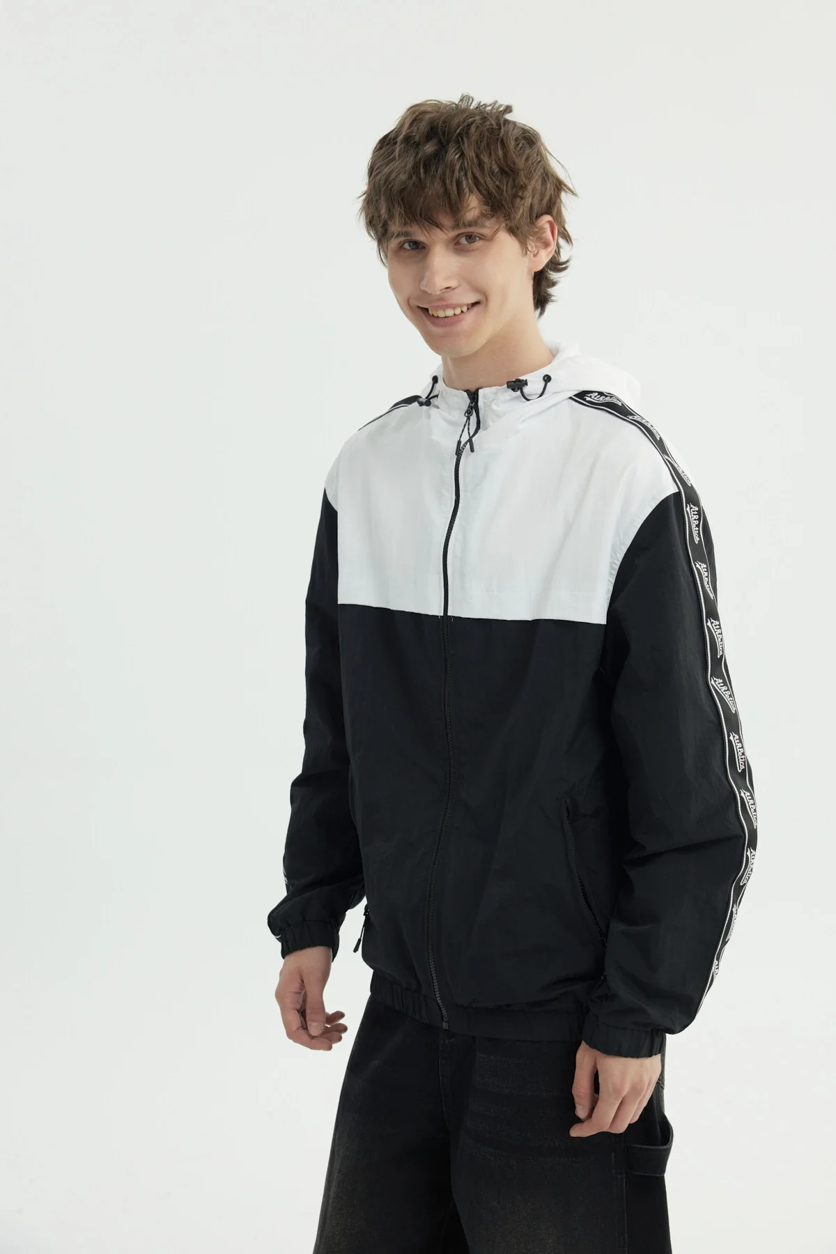 Chaqueta Hombre Oversize Negro - Image 2