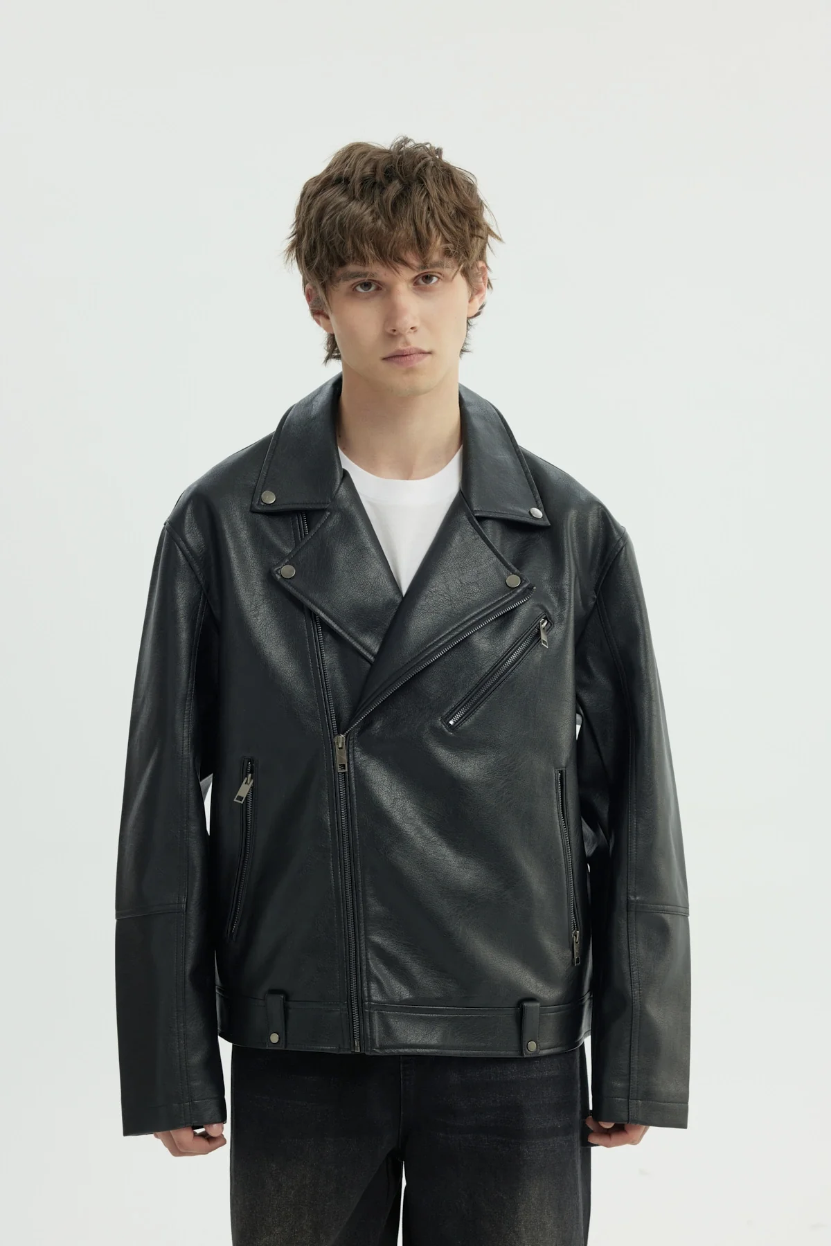 Chaqueta Hombre Oversize Negro