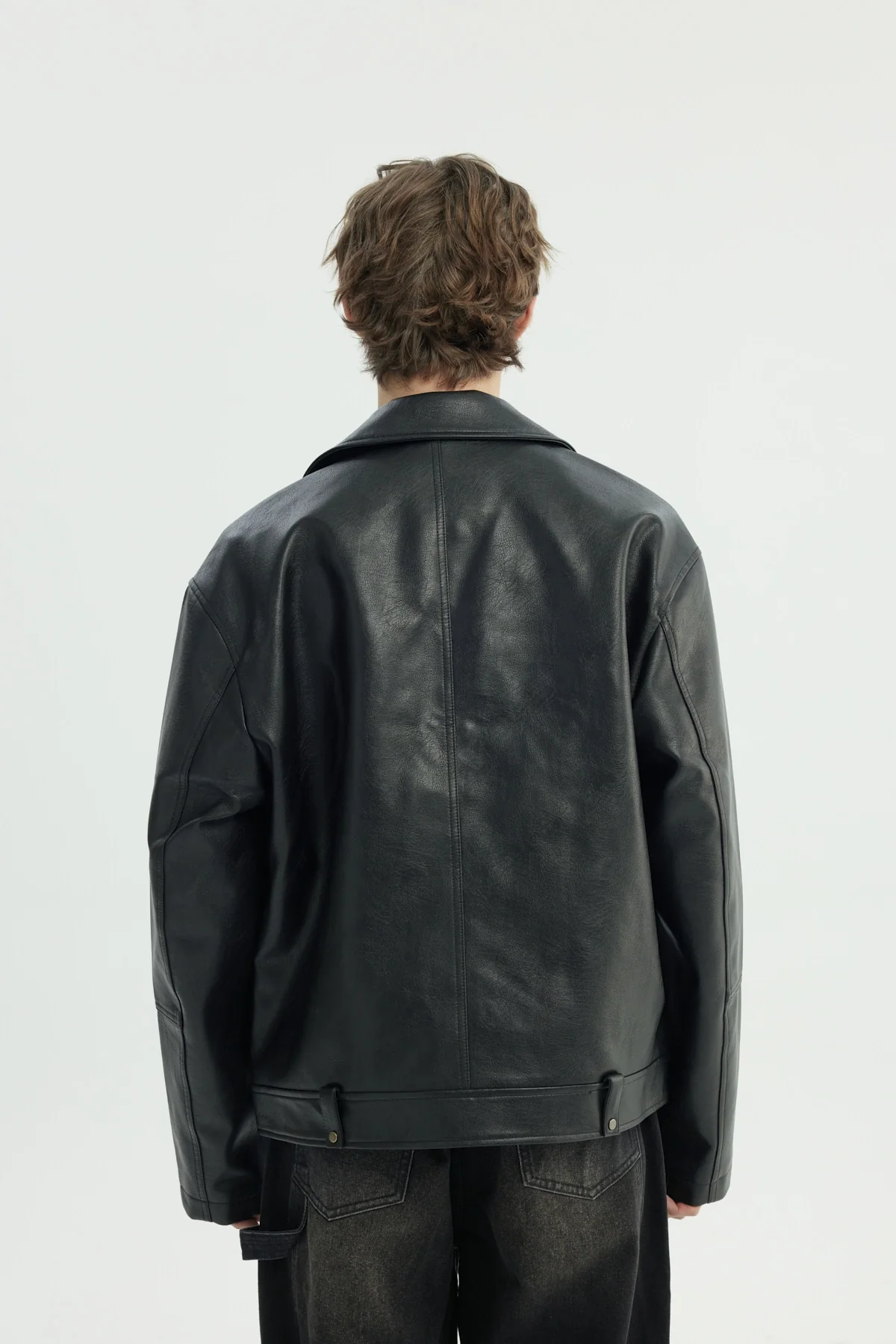 Chaqueta Hombre Oversize Negro - Image 3