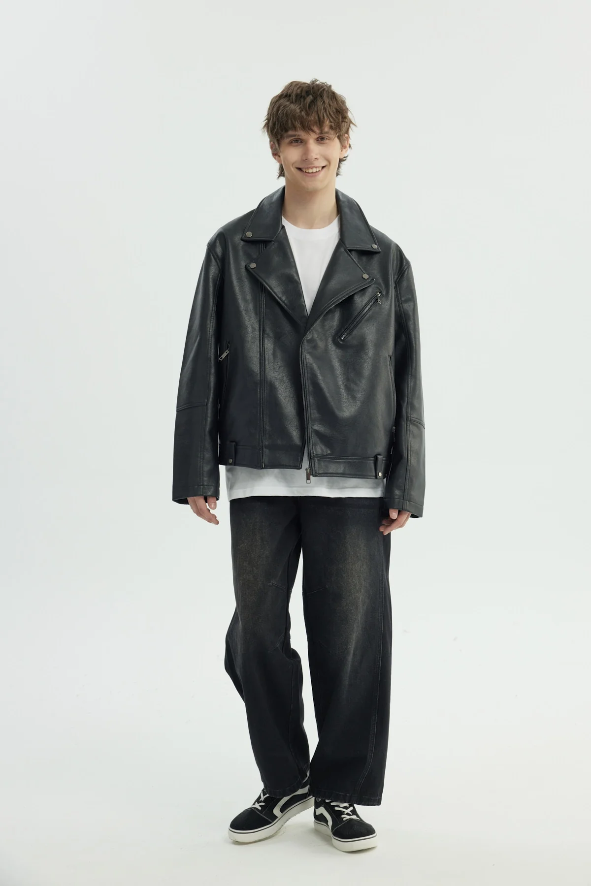 Chaqueta Hombre Oversize Negro - Image 4