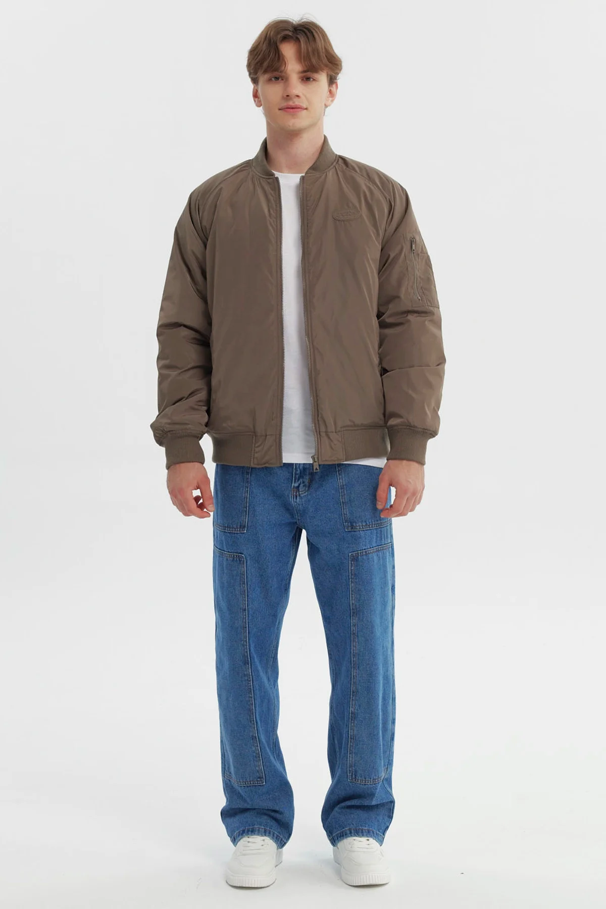 Chaqueta Hombre Slim Marron Piedra - Image 4